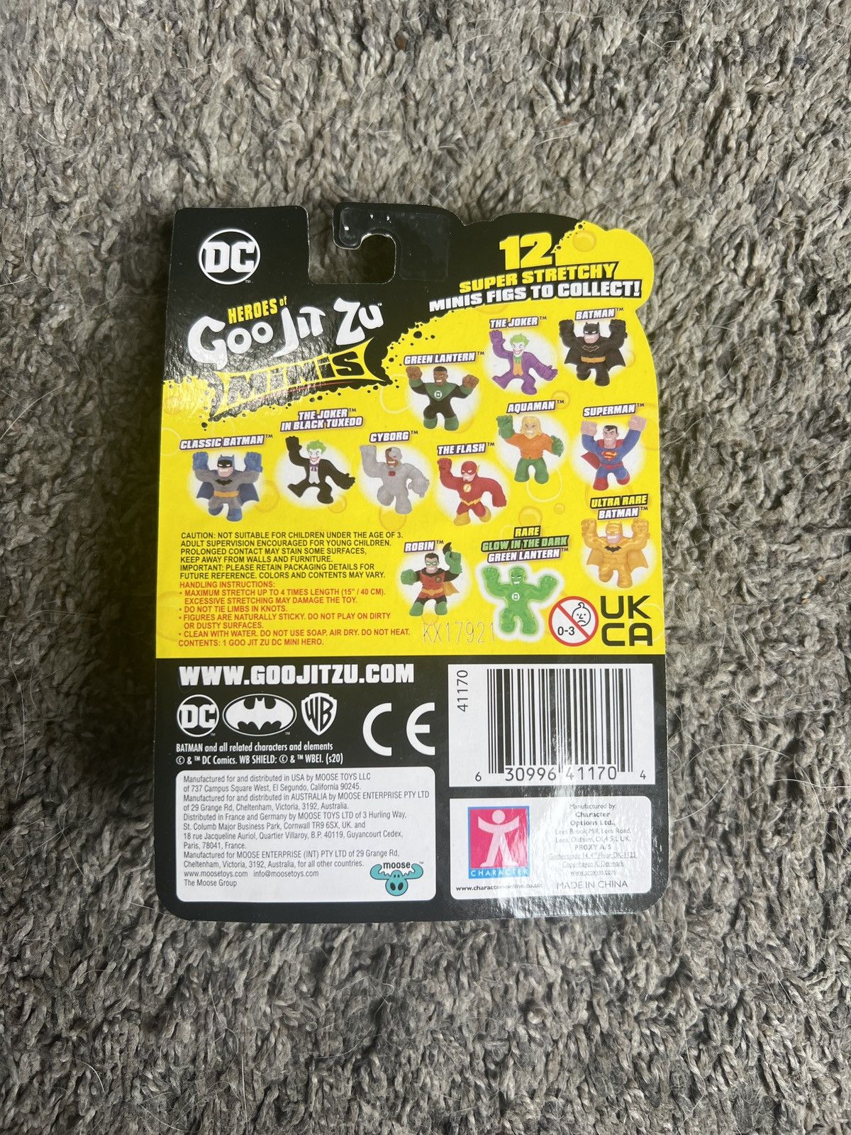 DC Comics DC Heroes Of Goo Jit Zu Minis Ultra Rare Batman Size ONE SIZE - 2 Thumbnail