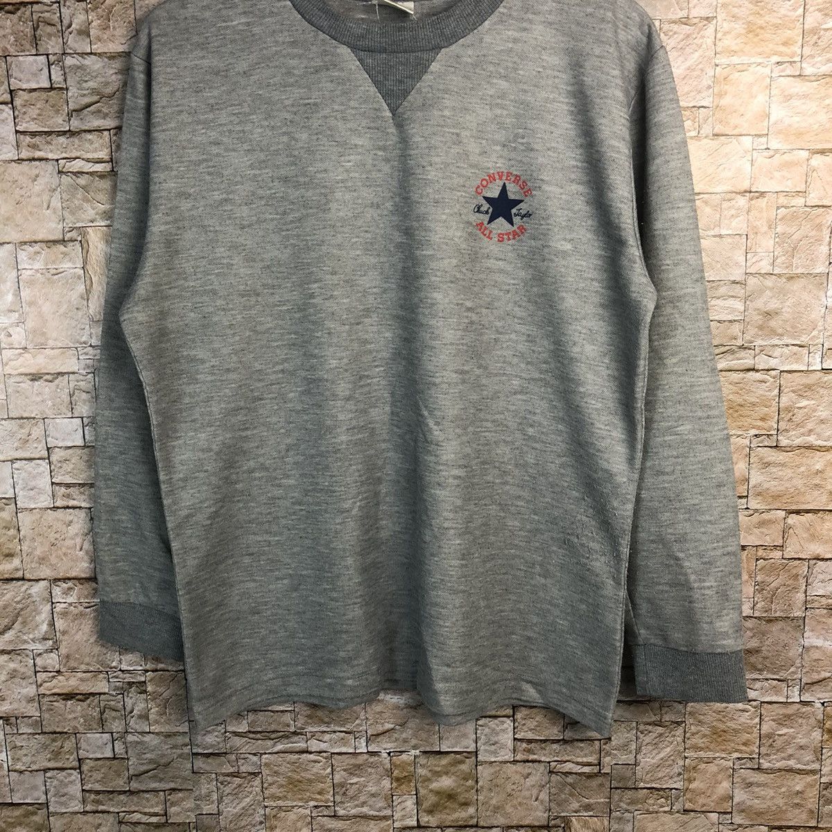 Converse Converse vintage Grey Sweatshirt #A174 Size US M / EU 48-50 / 2 - 3 Thumbnail