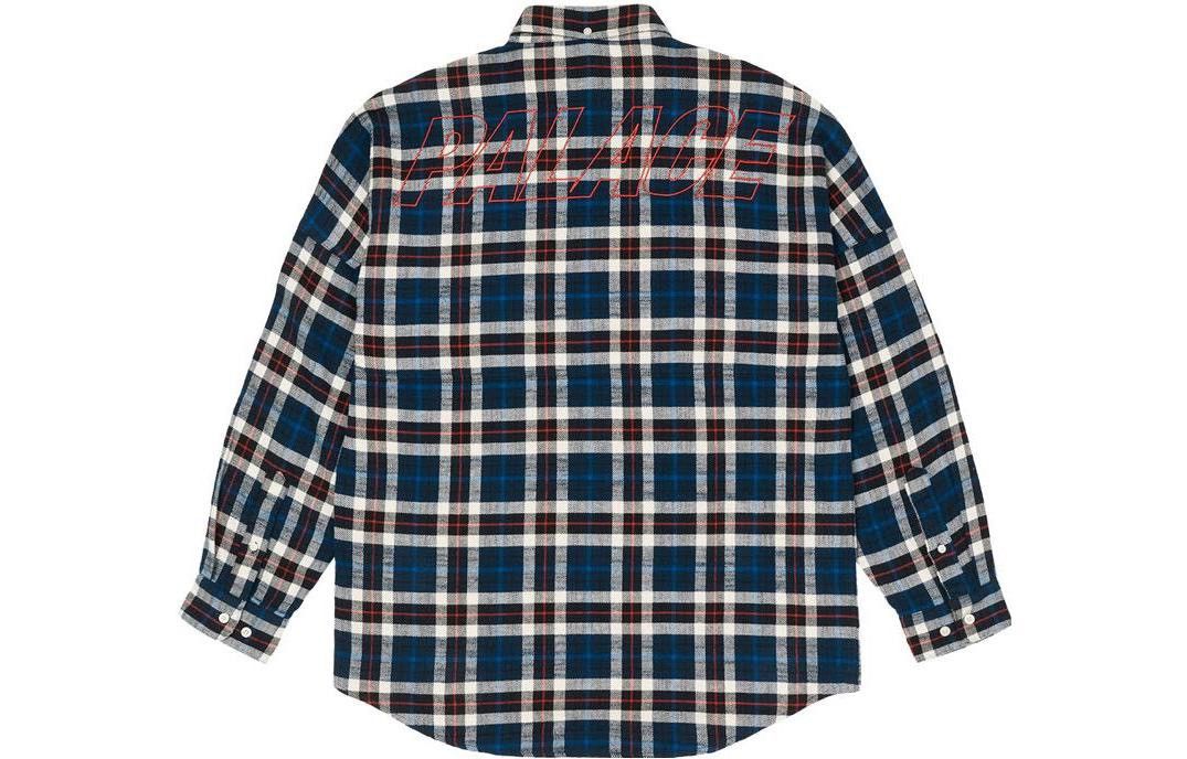 Palace Palace Back Drop Shirt - Blue Large Size US L / EU 52-54 / 3 - 1 Thumbnail