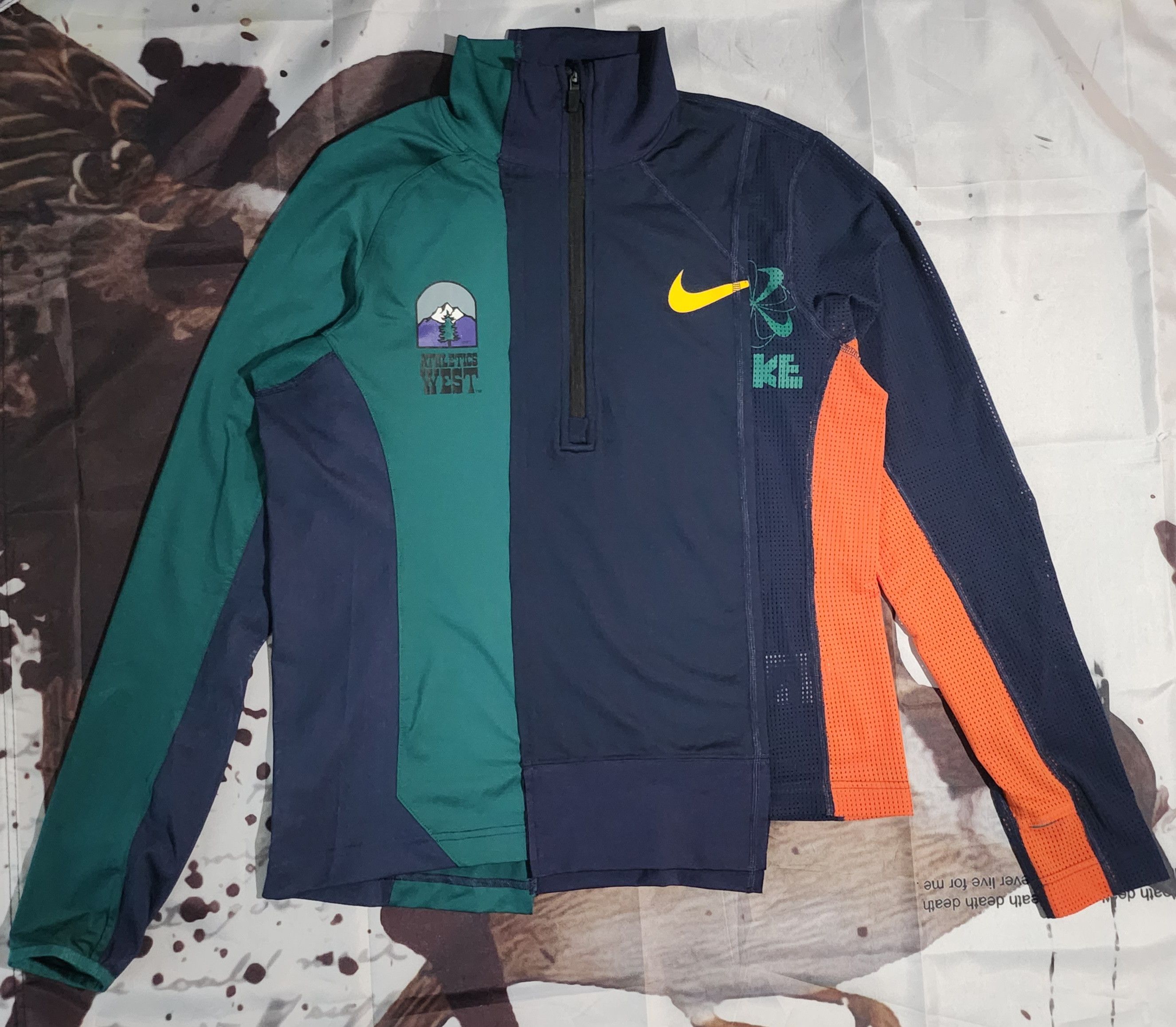 Nike × Sacai Reworked Quarter-Zip Running Jacket Size US M / EU 48-50 / 2 - 1 Thumbnail