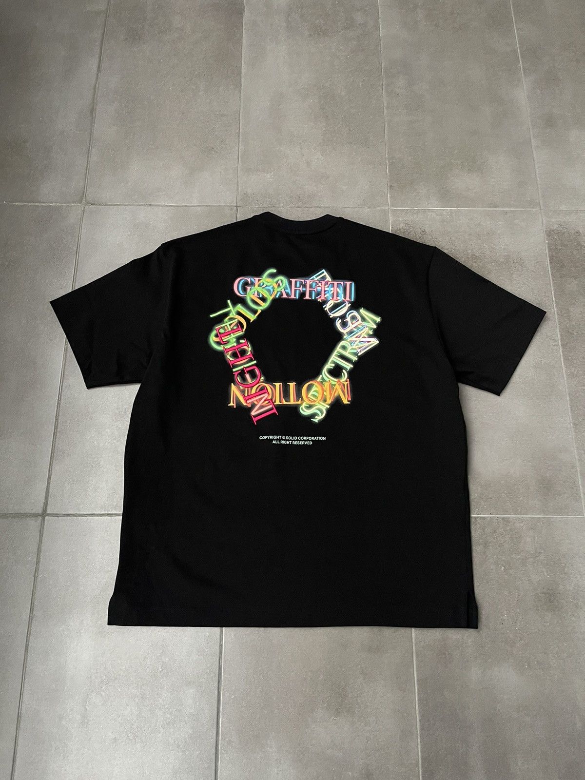 Wooyoungmi !DS! SS23 Solid Homme Graffity Back Logo Black T-Shirt Size US M / EU 48-50 / 2 - 10 Thumbnail