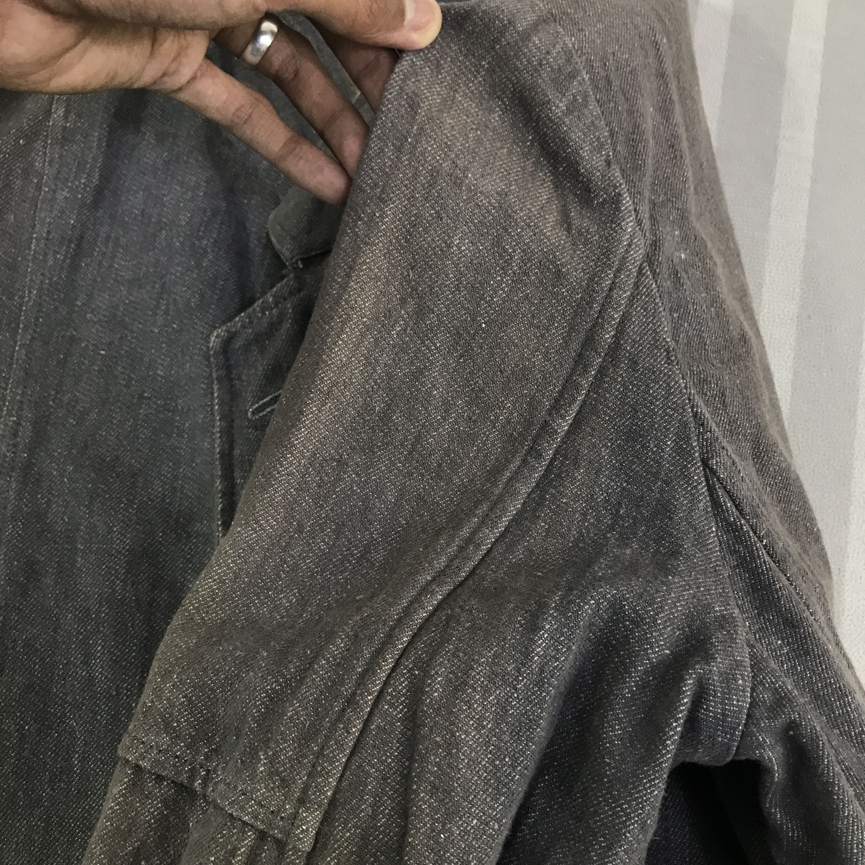 Comme des Garcons Homme Vintage Comme Des Garcons Homme Faded Jacket K115B1 Size US S / EU 44-46 / 1 - 10 Thumbnail