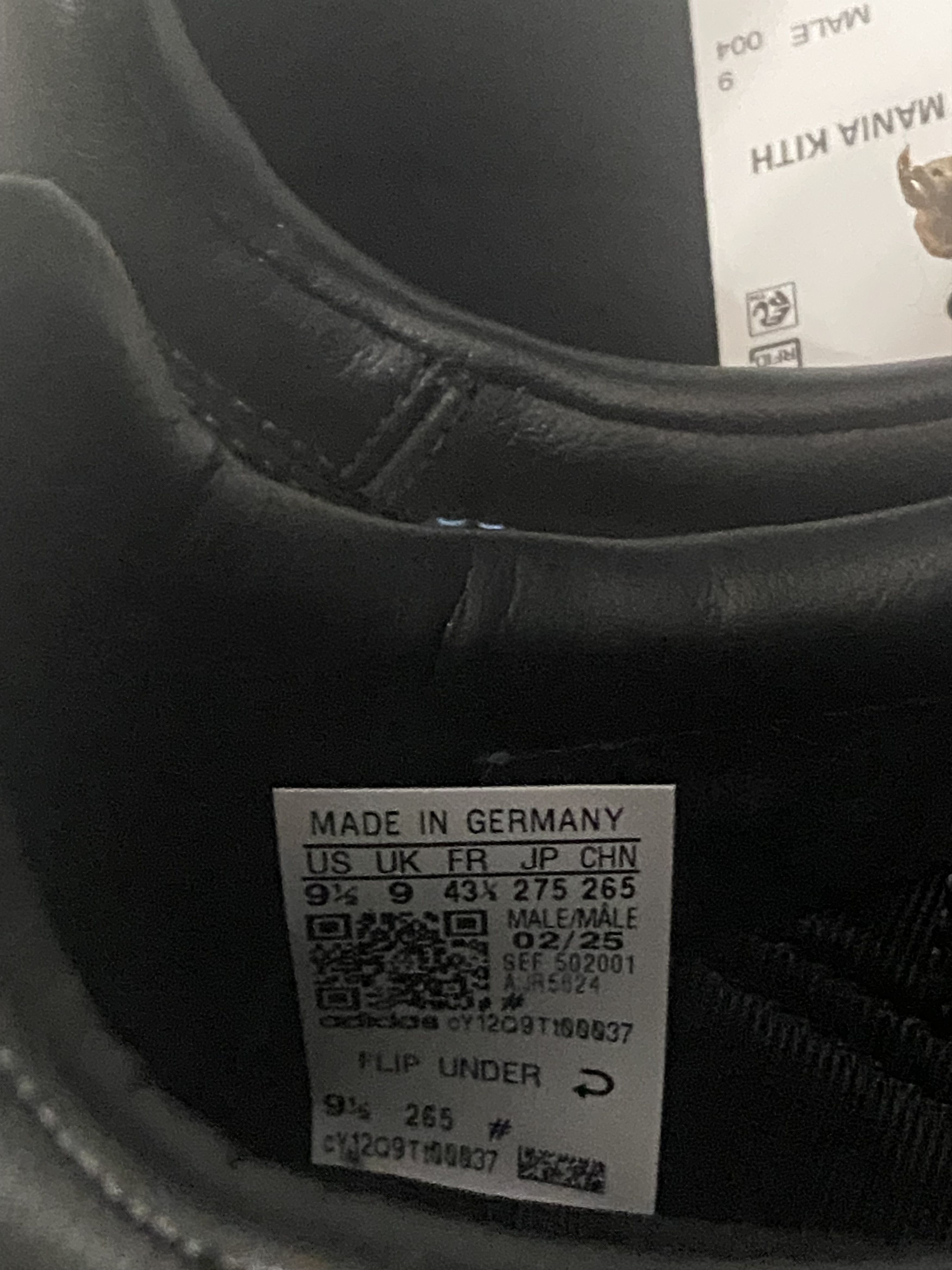 Adidas Predator Mania FG "Kith - Black" sneakers Size US 9.5 / EU 42-43 - 2 Thumbnail