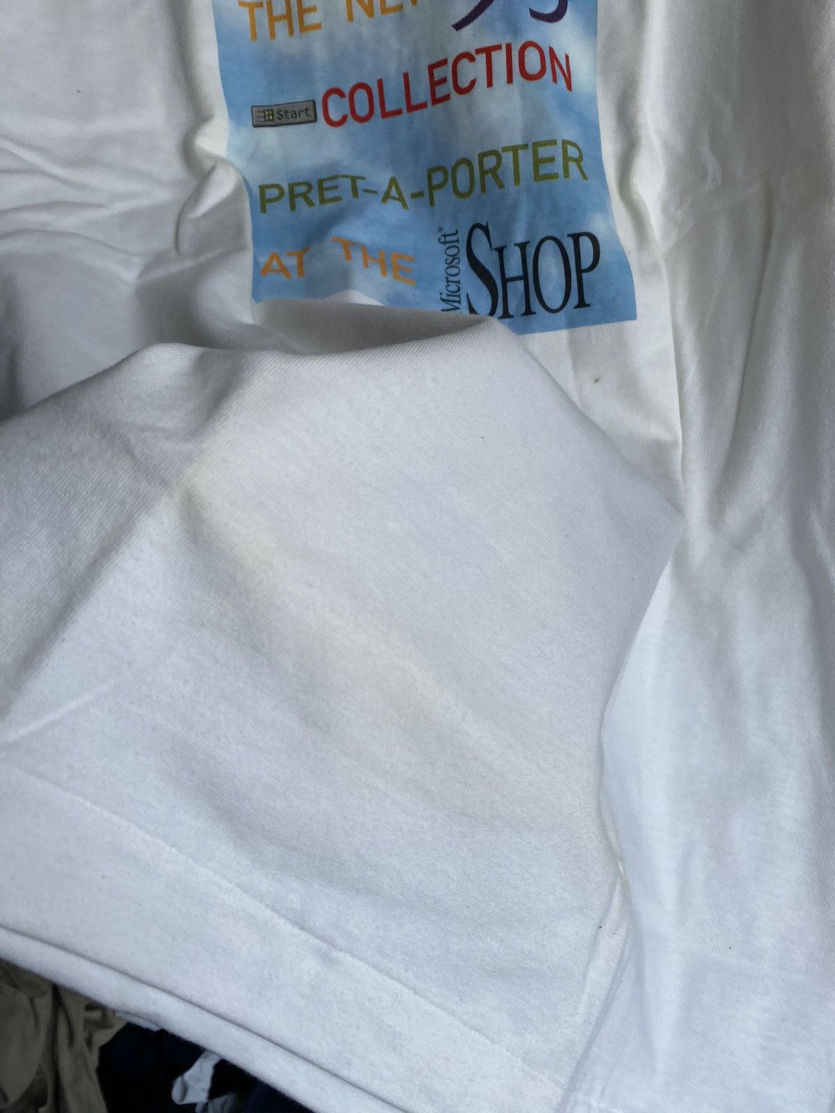 Hanes × Microsoft 🔥90s Microsoft 95 Soft Wear Promo Shop Start Button T Shirt Size US L / EU 52-54 / 3 - 10 Thumbnail