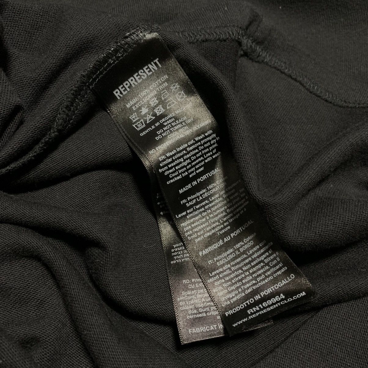 Represent Clo. Represent Medium Double Distilled Off Black Tee Size US M / EU 48-50 / 2 - 7 Thumbnail