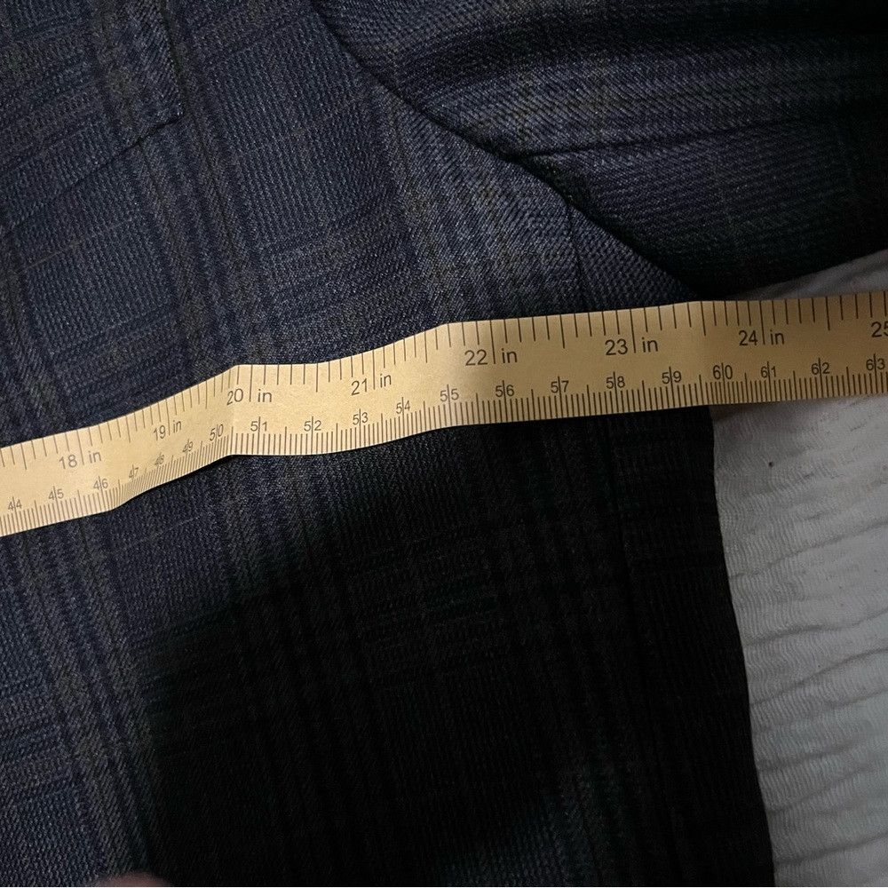 Faconnable Faconnable Black Plaid Men's Blazer Size 44R - 4 Thumbnail