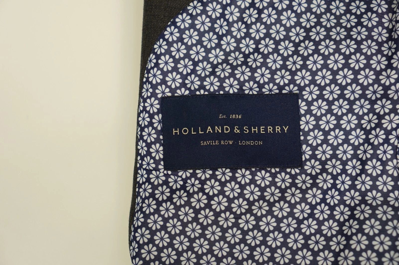 Suitsupply Men Suitsupply Blazer La Spall Peak Holland & Sherry US40S Size 40S - 6 Thumbnail