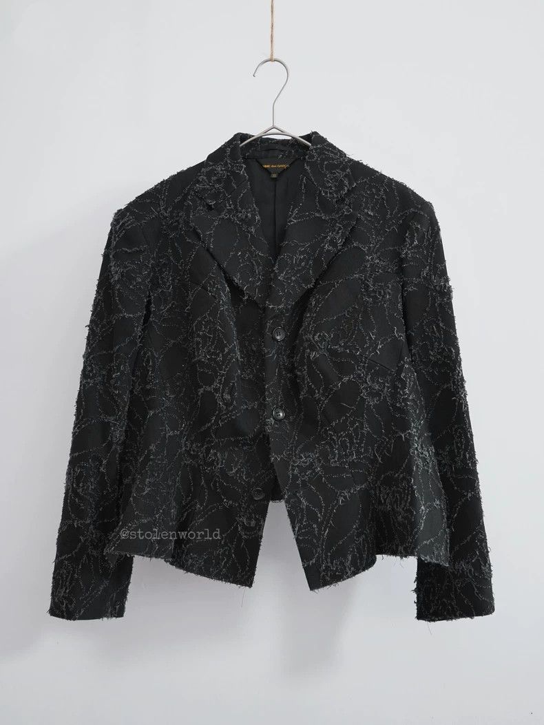 Comme des Garcons Comme Des Garcons Raw edge split suit Size XS / US 0-2 / IT 36-38 - 2 Thumbnail
