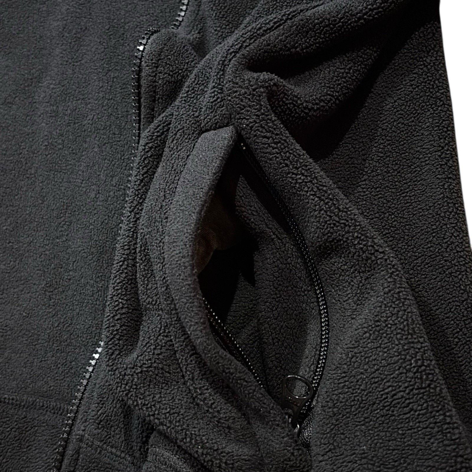 KAVU Kavu Black Fleece Full Zip Jacket Women's Small Gorpcore Size S / US 4 / IT 40 - 5 Thumbnail