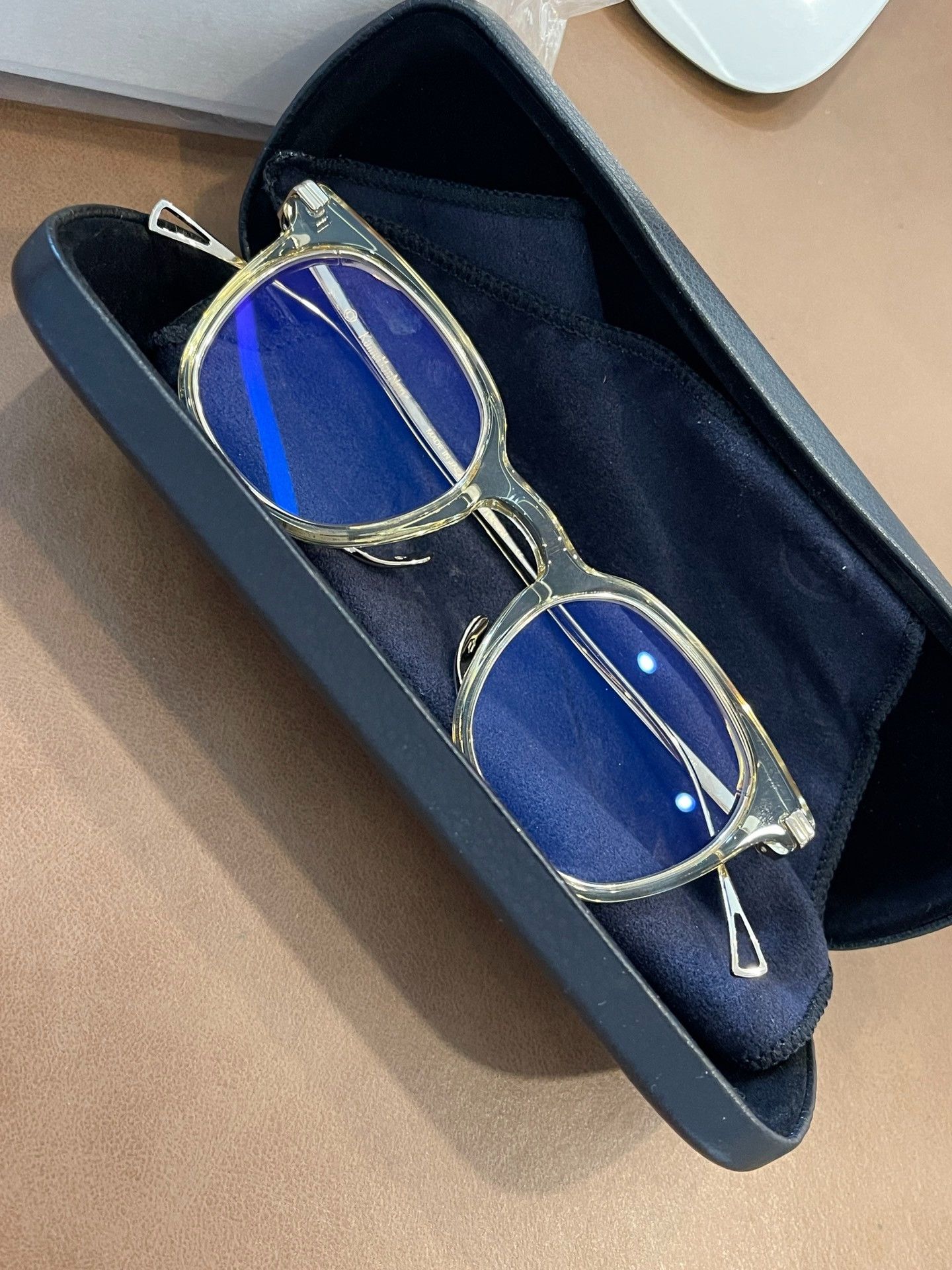 Other Mansei Kame KMN142 Eyeglasses Japan Size ONE SIZE - 1 Thumbnail