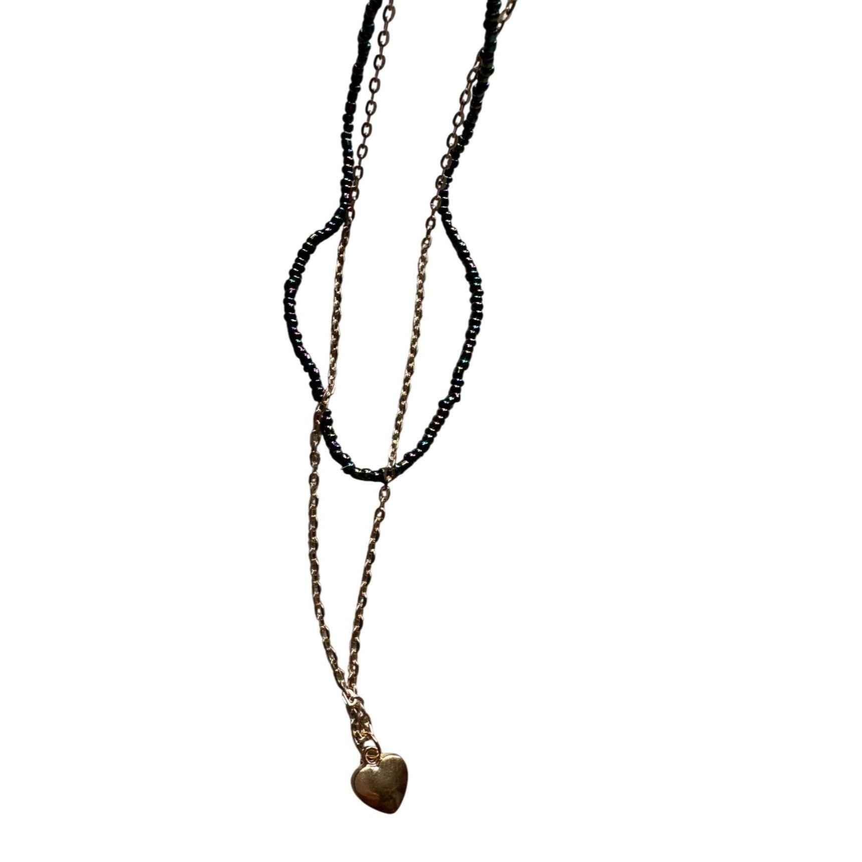 Other Beautiful ''It Girl'' 2 Piece Heart Necklace - New with Tags Size ONE SIZE - 5 Thumbnail
