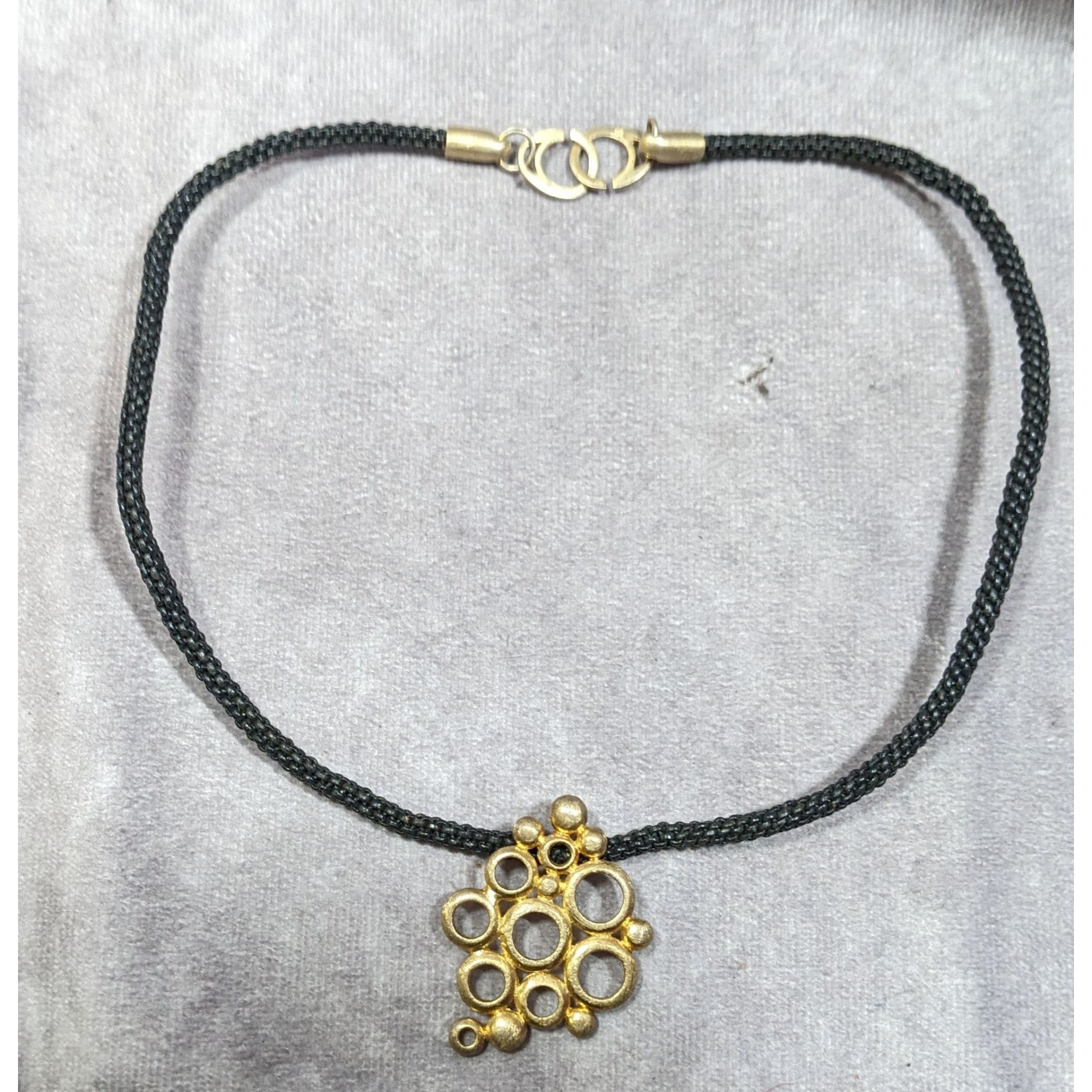 Other Unique Elegant Gold Tone Open Bubble Pendant Necklace Size ONE SIZE - 10 Thumbnail