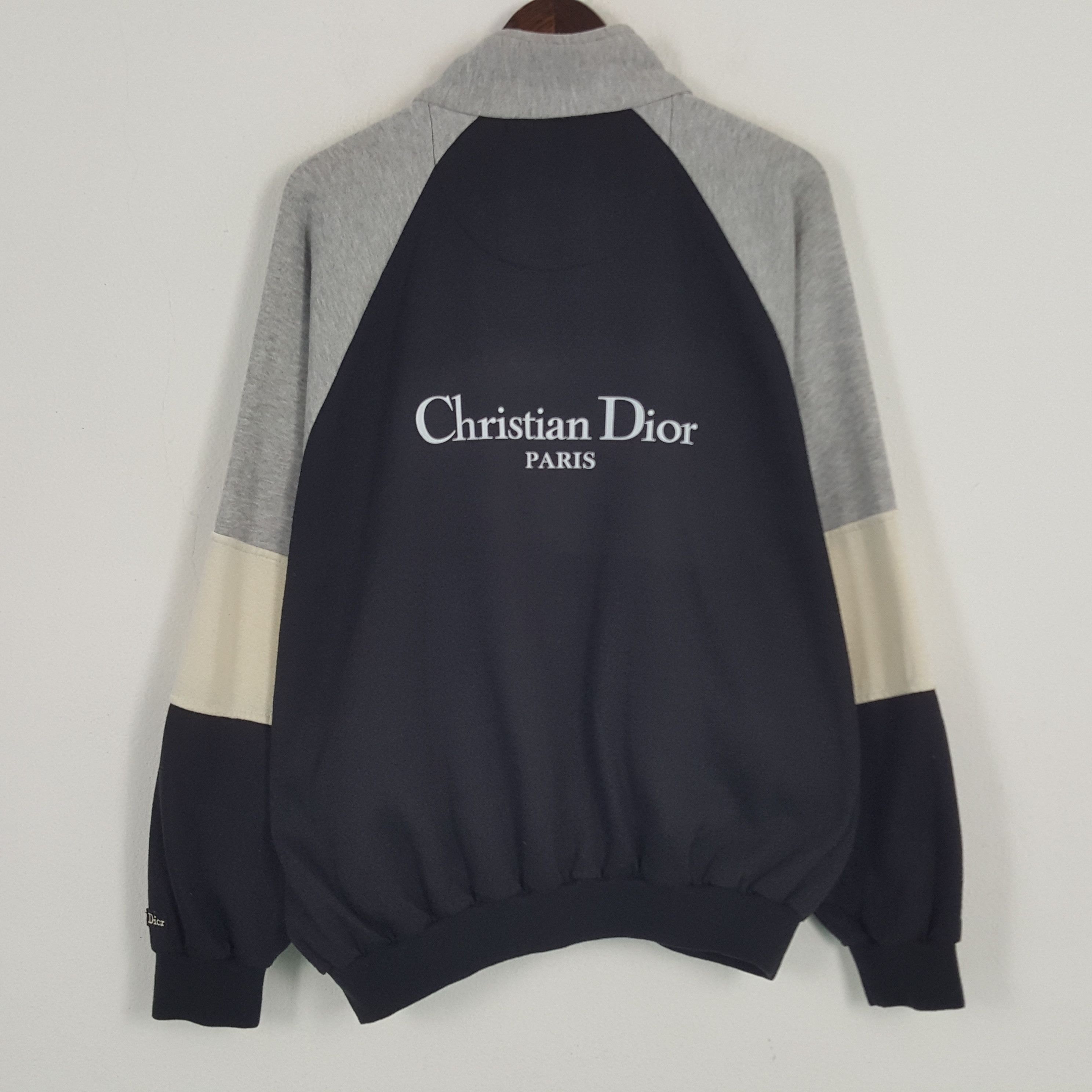 Christian Dior Monsieur × Vintage Vintage Christian Dior Custom Art Logo Bomber Style Jacket Size US XXL / EU 58 / 5 - 1 Thumbnail