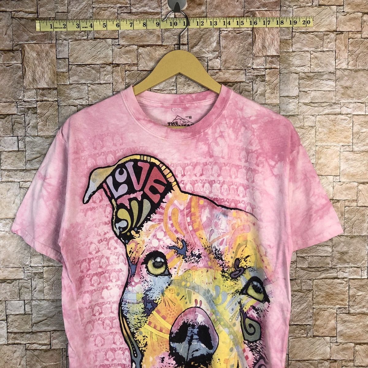 The Mountain The Mountain big bulldog Pink T-shirt #A547 Size US M / EU 48-50 / 2 - 2 Thumbnail