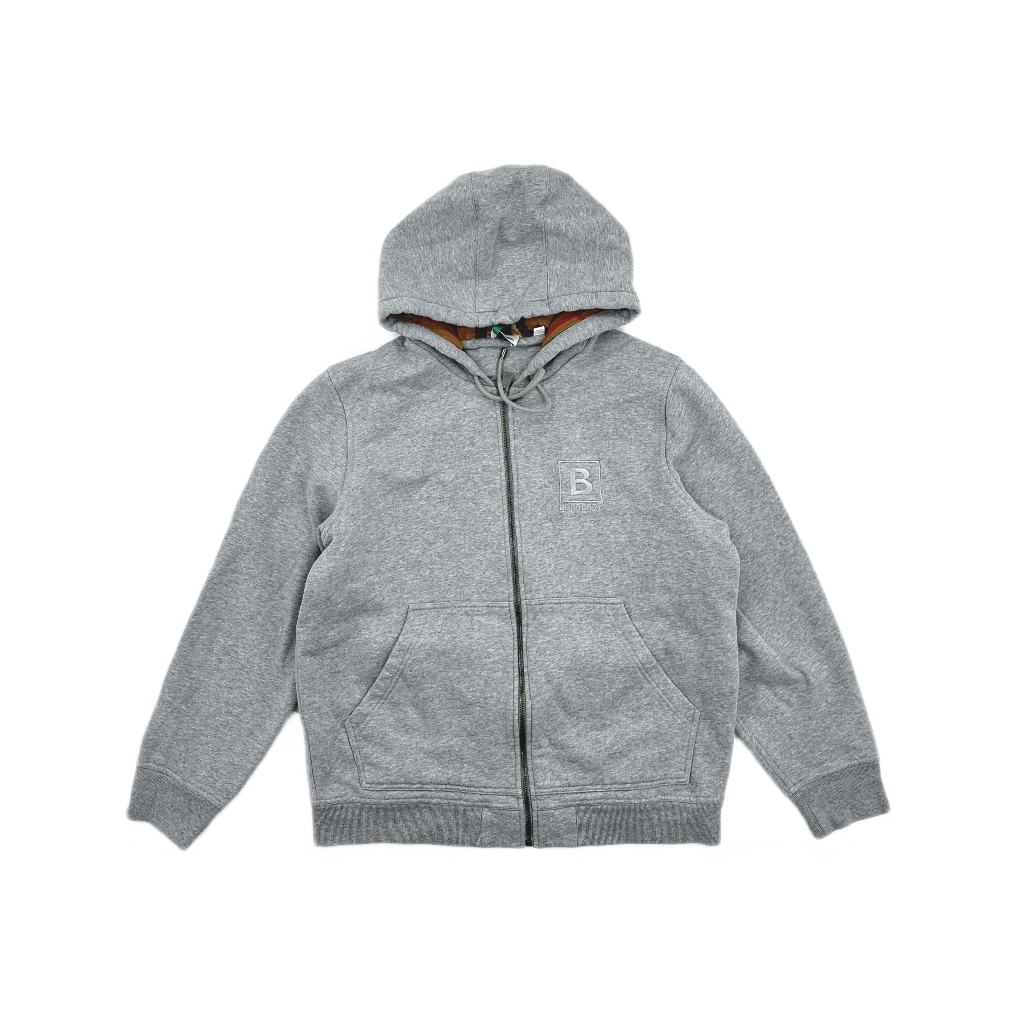Burberry Burberry Check Lined Zip Hoodie Size XL Size US XL / EU 56 / 4 - 1 Thumbnail