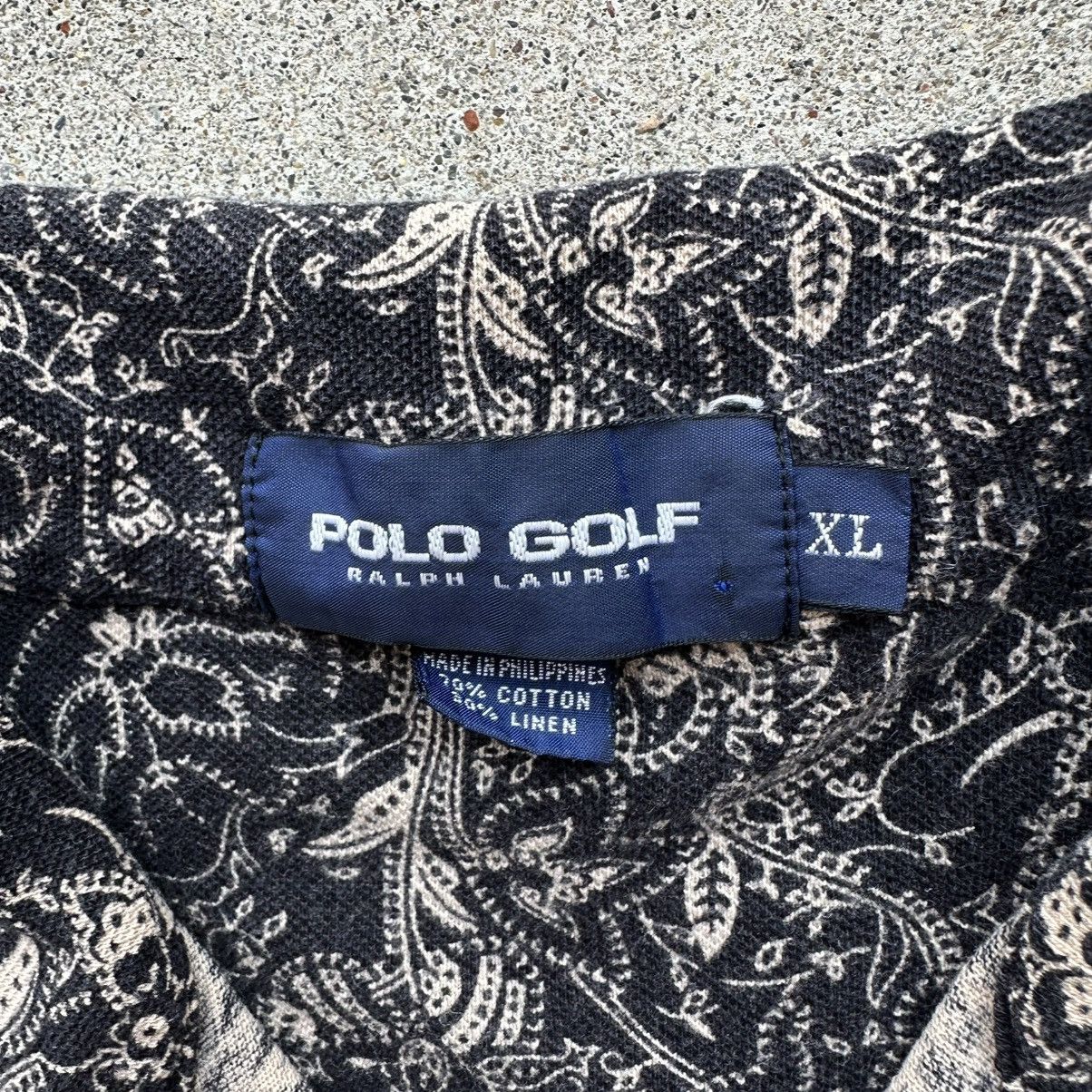 Lo Life × Polo Ralph Lauren × Vintage Vintage Ralph Lauren Polo Golf Shirt All Over Print Floral Size US XL / EU 56 / 4 - 3 Thumbnail