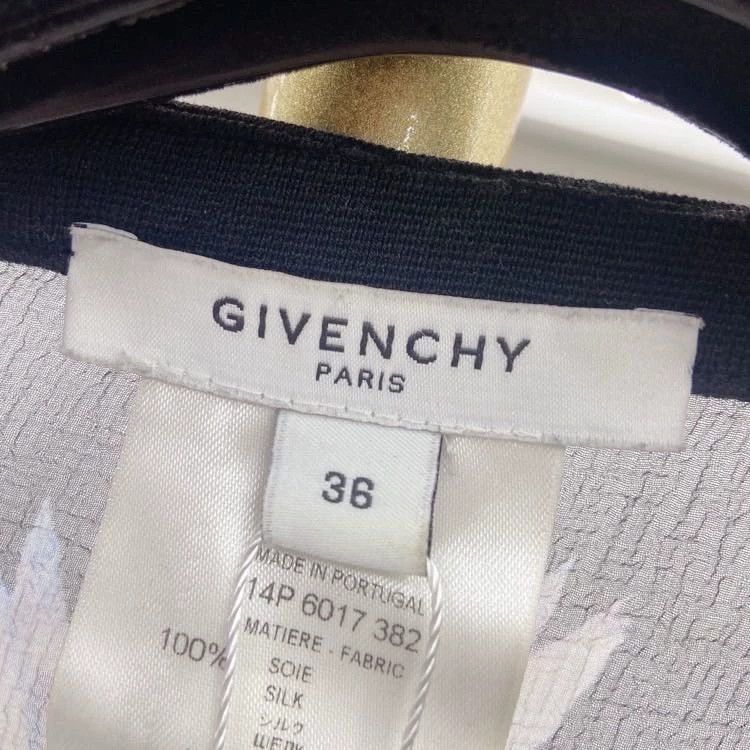 Givenchy Givenchy Size36 Printed Transparent Round Neck Top, Size 36 Size US M / EU 48-50 / 2 - 5 Thumbnail