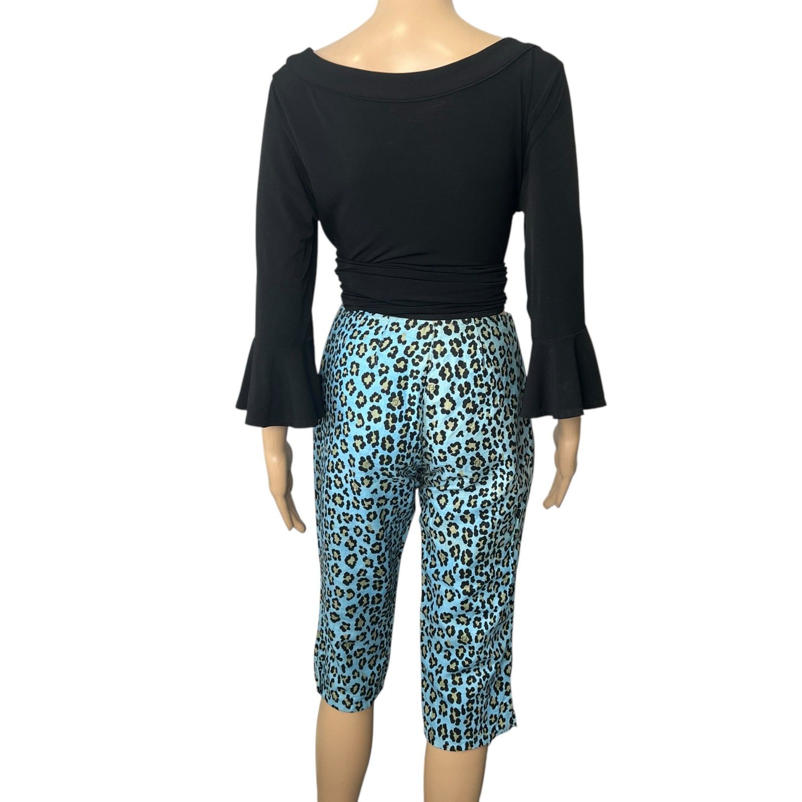 Fendi Fendi Vintage Leopard Print Capris Size 26" / US 2 / IT 38 - 2 Thumbnail