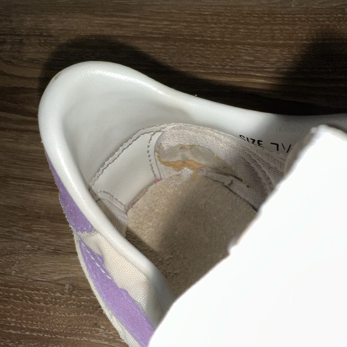 Nike Vintage 80s 1983 Nike Spirit Sneaker Shoes, White/Lilac, 7.5 Size US 7.5 / IT 37.5 - 11 Thumbnail