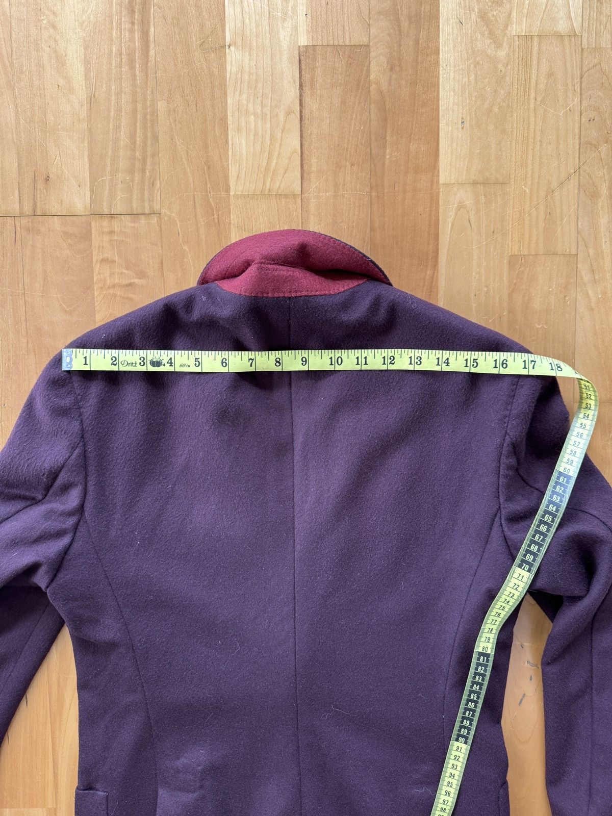 Suitsupply Suitsupply 36R Burgundy Cashmere Havana Jacket Size 36R - 8 Thumbnail