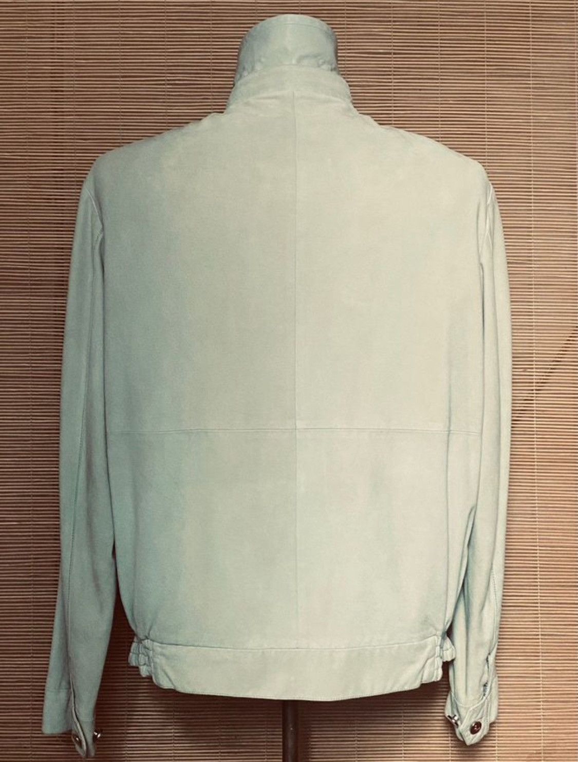 Brioni Brioni Leather Biker Jacket Gray Size US M / EU 48-50 / 2 - 2 Thumbnail