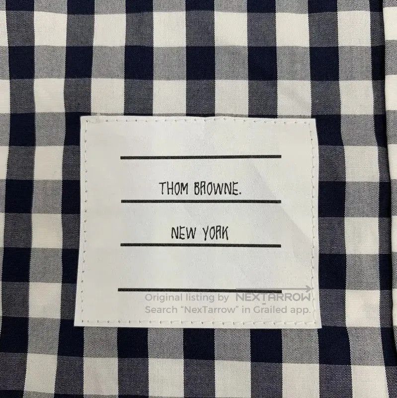 Thom Browne Thom Browne Color Block Cotton Shirt . Size L / US 10 / IT 46 - 5 Thumbnail