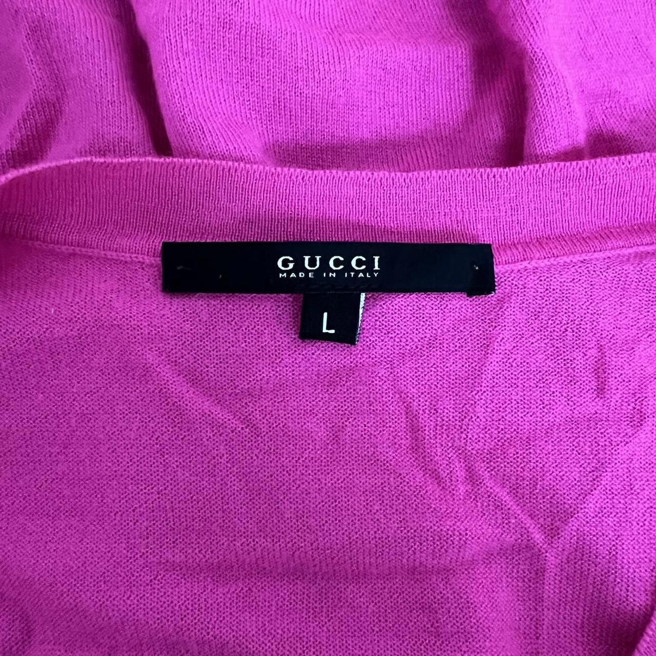Gucci Gucci Cashmere Pink Sweater Size M / US 6-8 / IT 42-44 - 3 Thumbnail