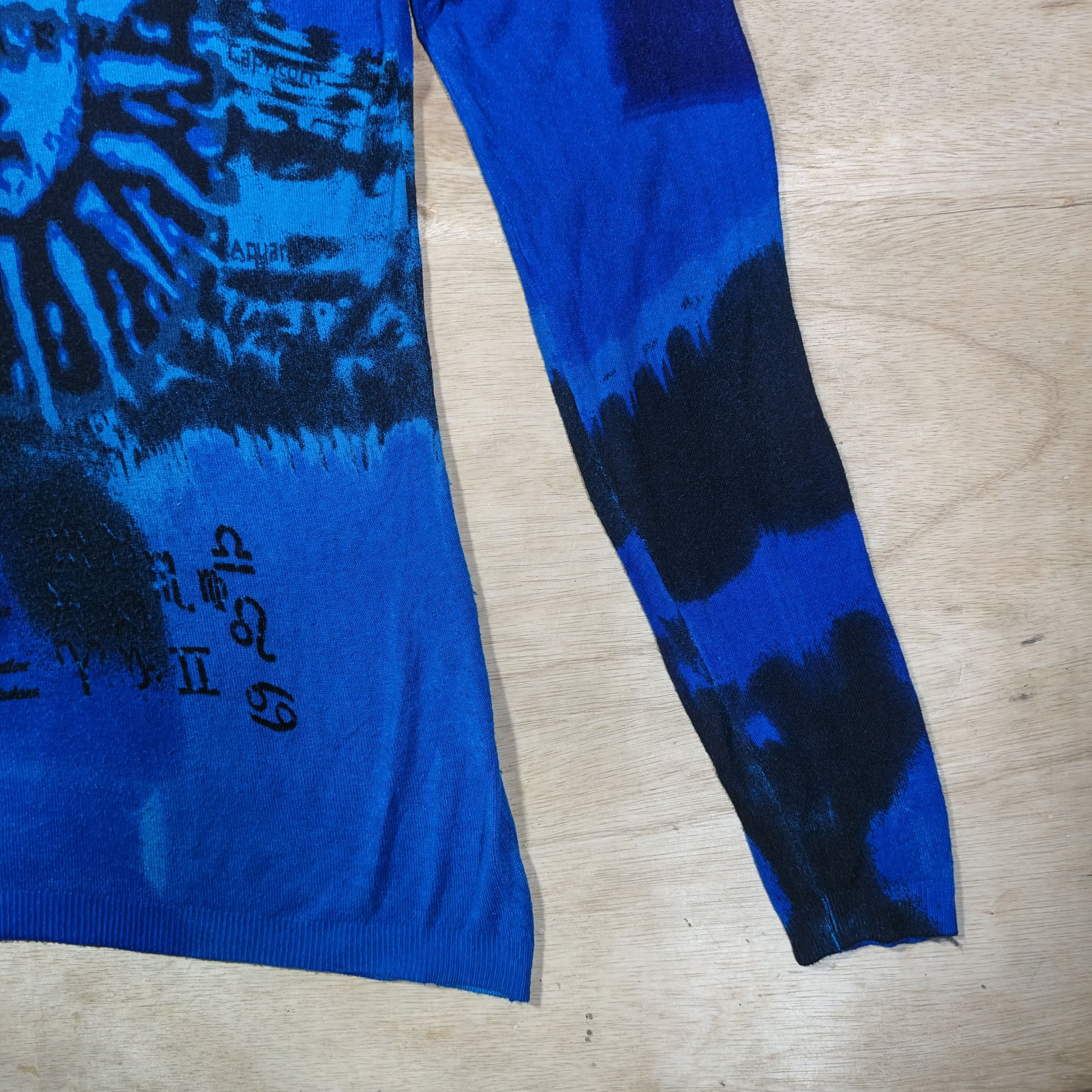Other 2000's ST.Christopher Graphic Zodiac Sun&Moon Print Knit Top Size US L / EU 52-54 / 3 - 5 Thumbnail