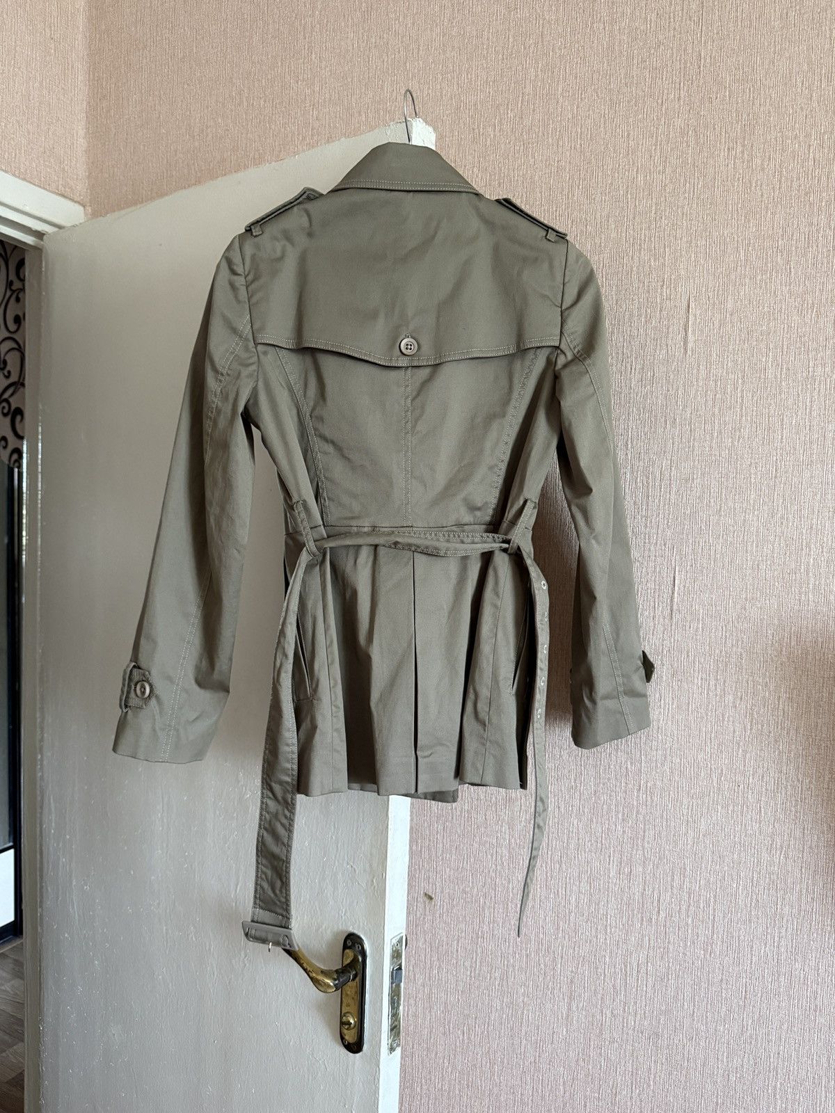 Other Vintage John Ashfield Girl Trench Coat Womens Belted Jacket Size M / US 6-8 / IT 42-44 - 8 Thumbnail
