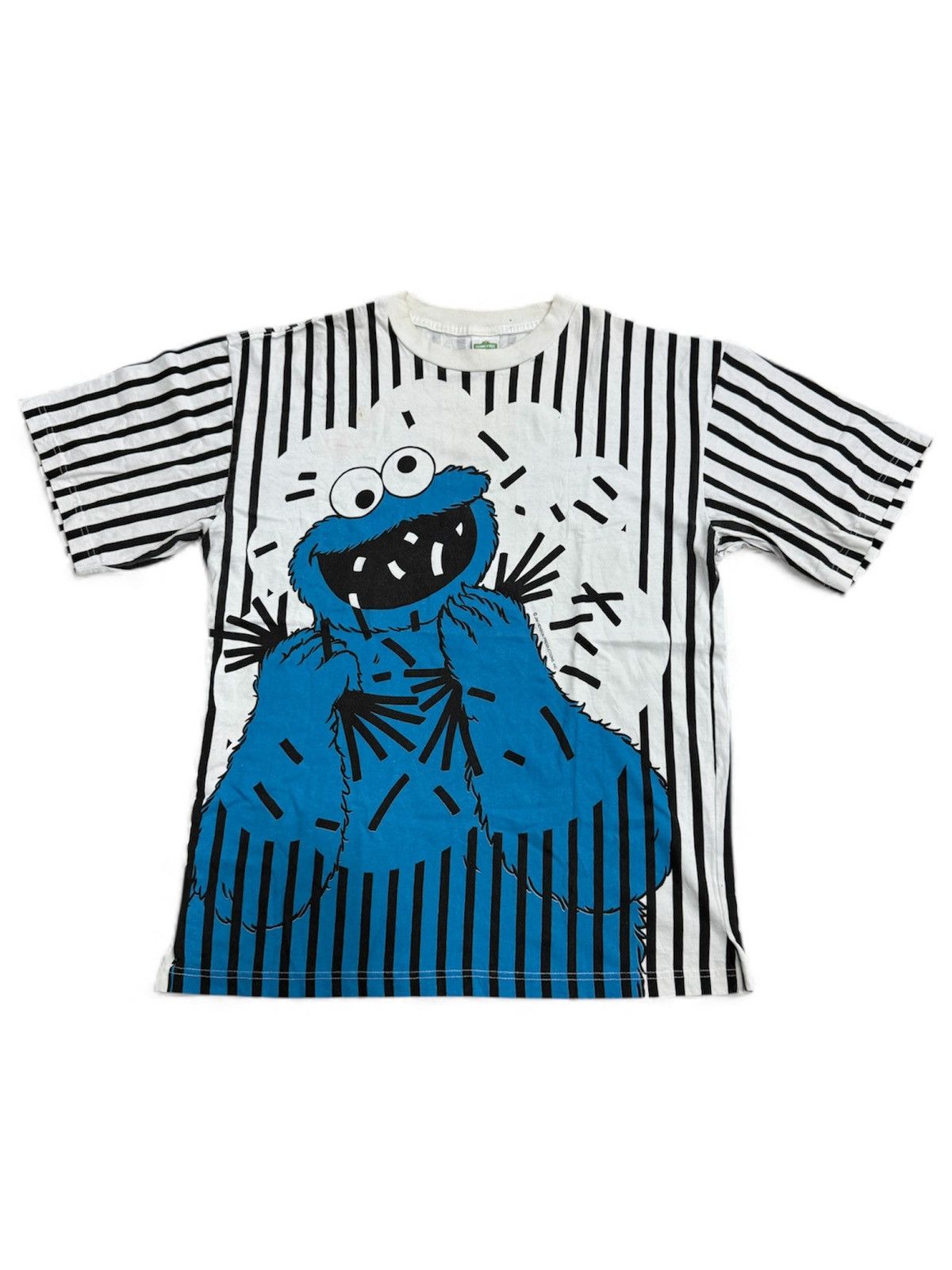 Vintage 90s Cookie Monster AOP Size US XL / EU 56 / 4 - 1 Thumbnail