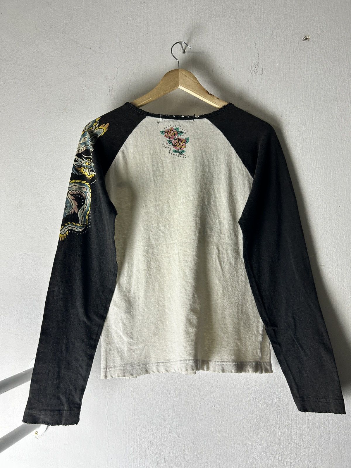 If Six Was Nine Slow Hand Jam Japan Tatto Dragon Ed Hardy Style Longsleeve Size S / US 4 / IT 40 - 9 Thumbnail