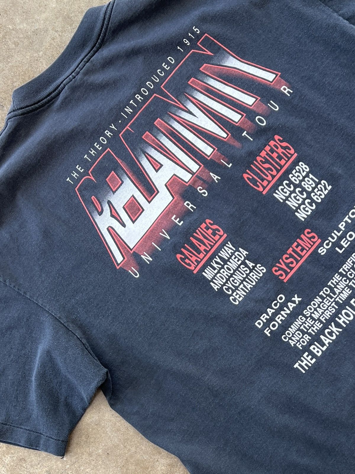 Vintage Vintage 90s Einstein Theory of Relativity Tour Tee XL Size US XL / EU 56 / 4 - 4 Thumbnail
