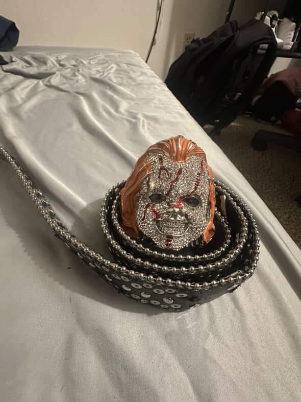 Other Stolen Arts chucky studded rhinstone belt Size 36 - 1 Thumbnail