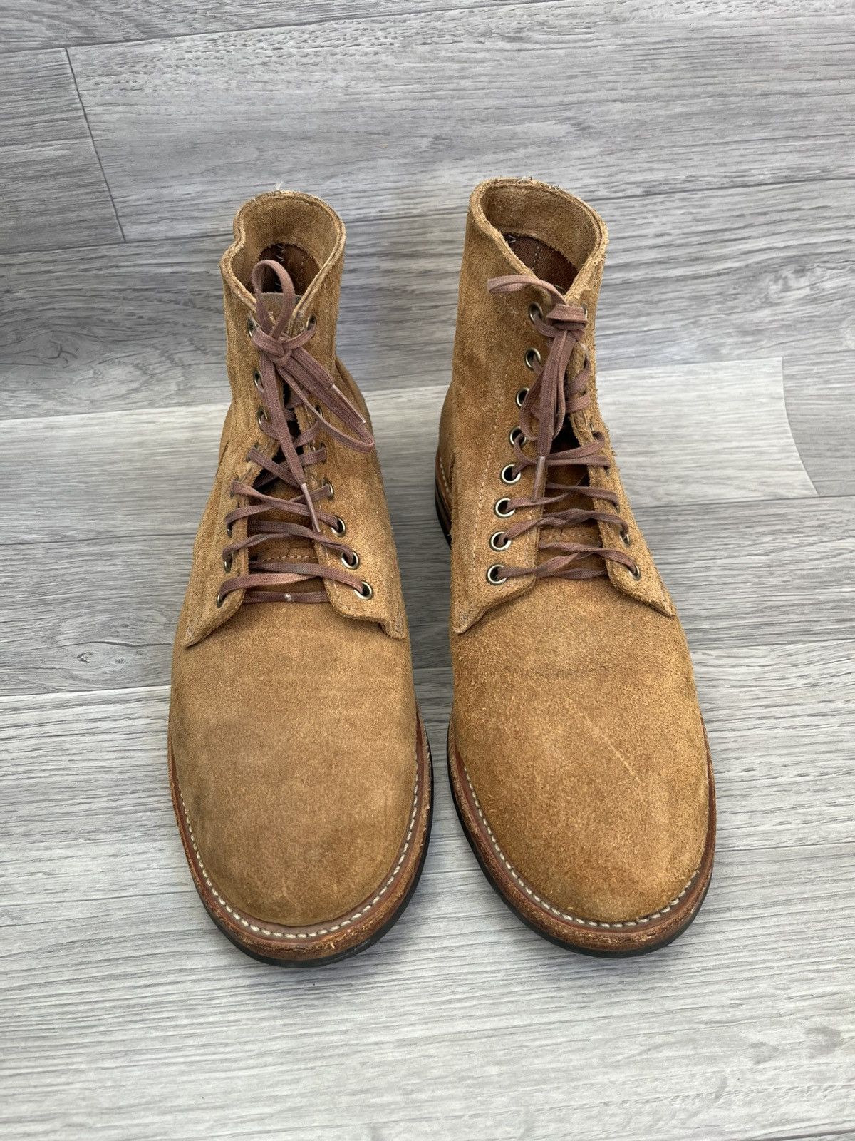 Oak Street Bootmakers Oak street boot maker rough out tan service boots Size US 8 / EU 41 - 2 Thumbnail