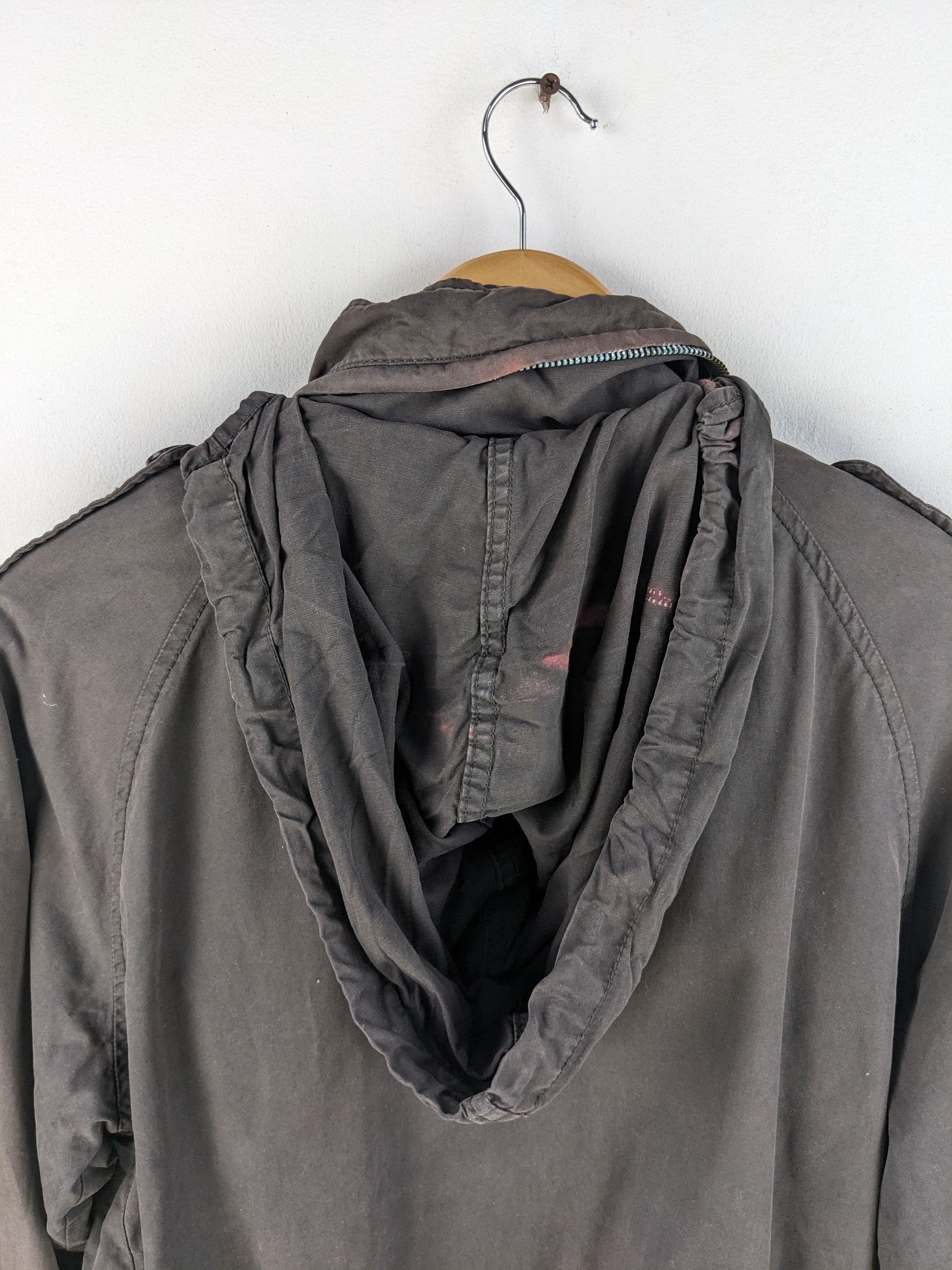 DKNY × Vintage Vintage DKNY Jacket Hoodie Military Style Size US M / EU 48-50 / 2 - 16 Thumbnail