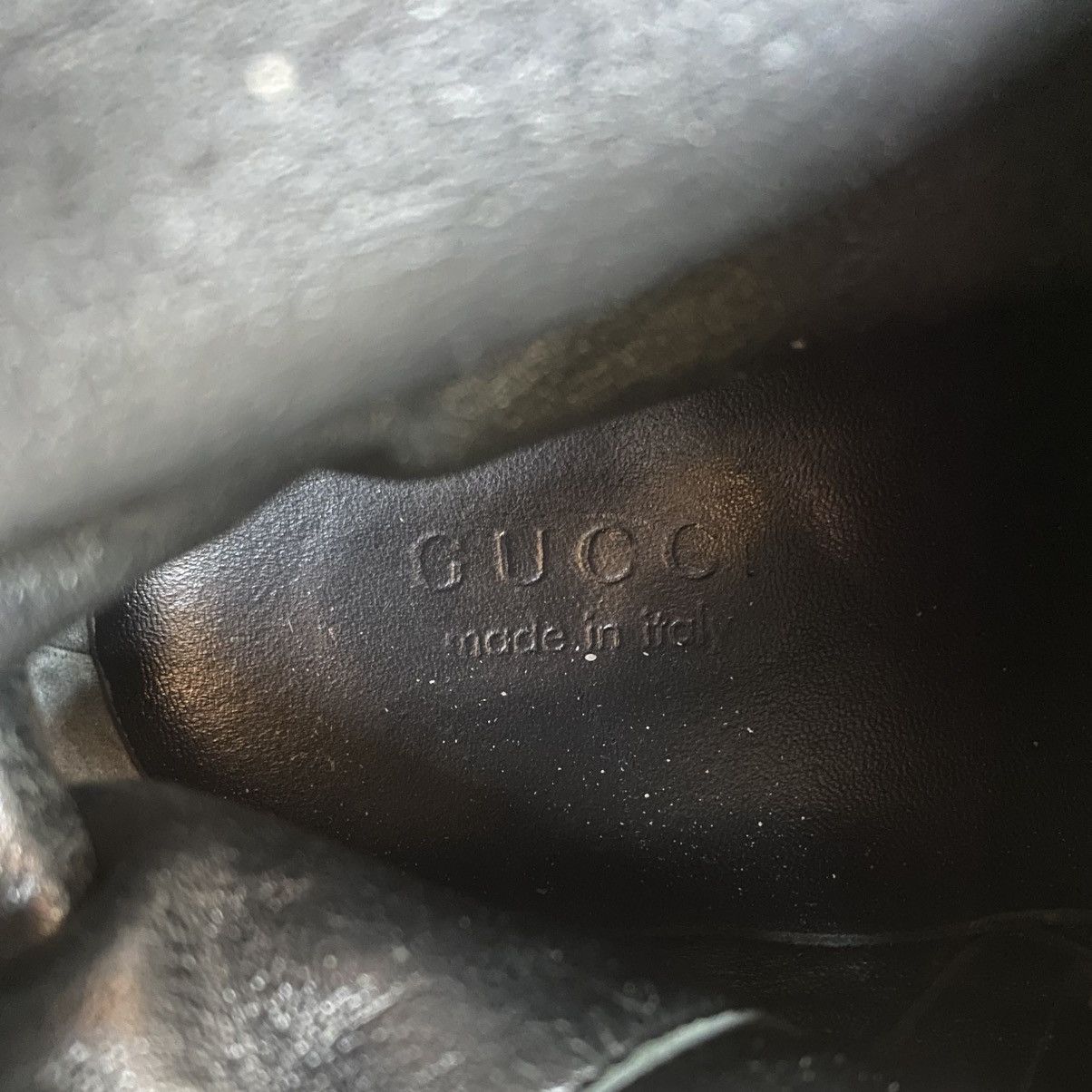 Gucci Gucci Web Accent Leather Lace Up Boots Size US 10 / EU 43 - 7 Thumbnail