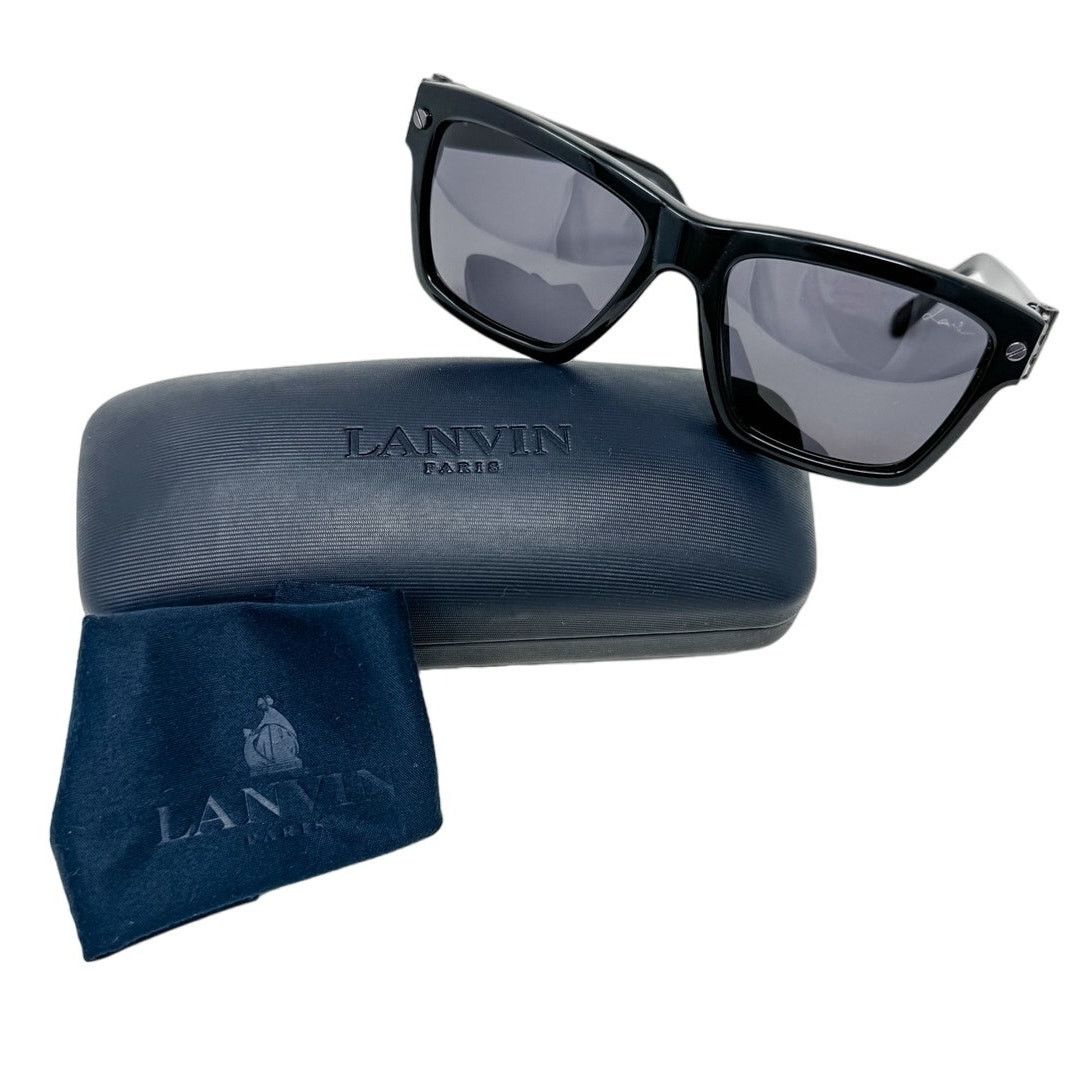 Lanvin Lanvin Square Jeweled Sunglasses w/ case black SNL 511S Size ONE SIZE - 2 Thumbnail