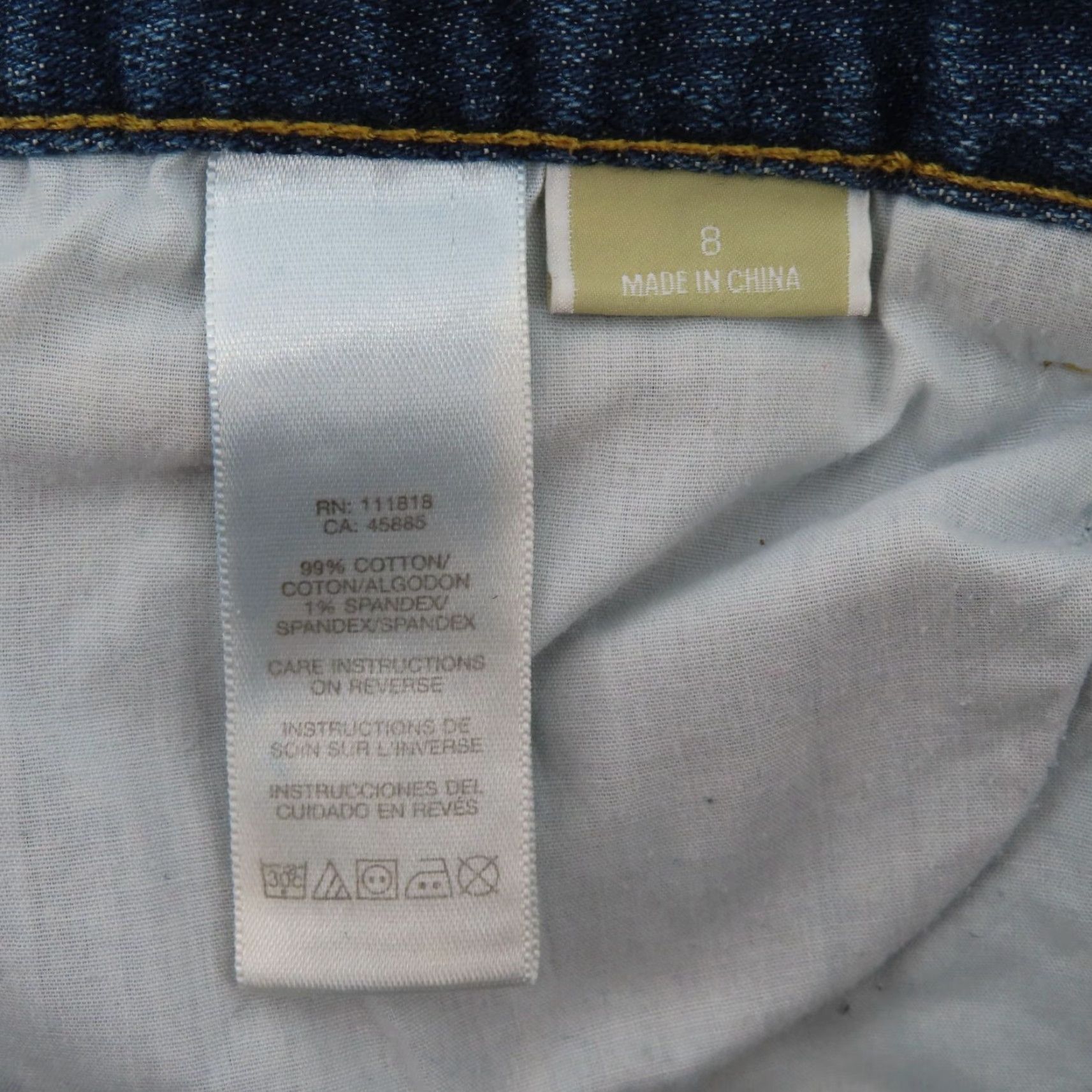 Michael Kors Michael Kors Jeans 8 Women Denim Bootcut 5-Pocket Studded Blue Pocket 5-Pocket Design Womens 8 Shoes? Wait. Size 30" / US 8 / IT 44 - 7 Thumbnail
