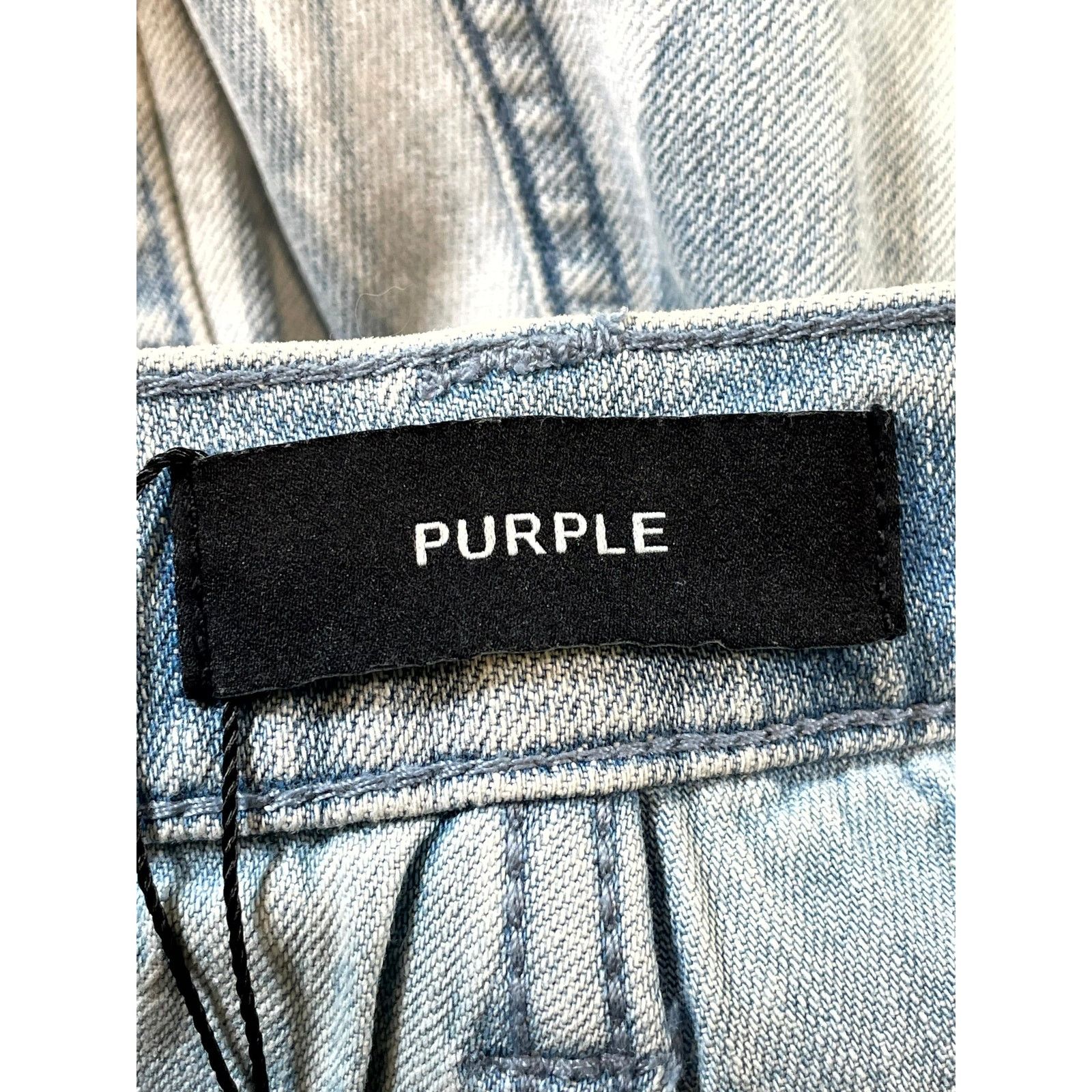 Purple Brand Purple Brand Stencil Light Wash & White Jeans Size US 30 / EU 46 - 10 Thumbnail