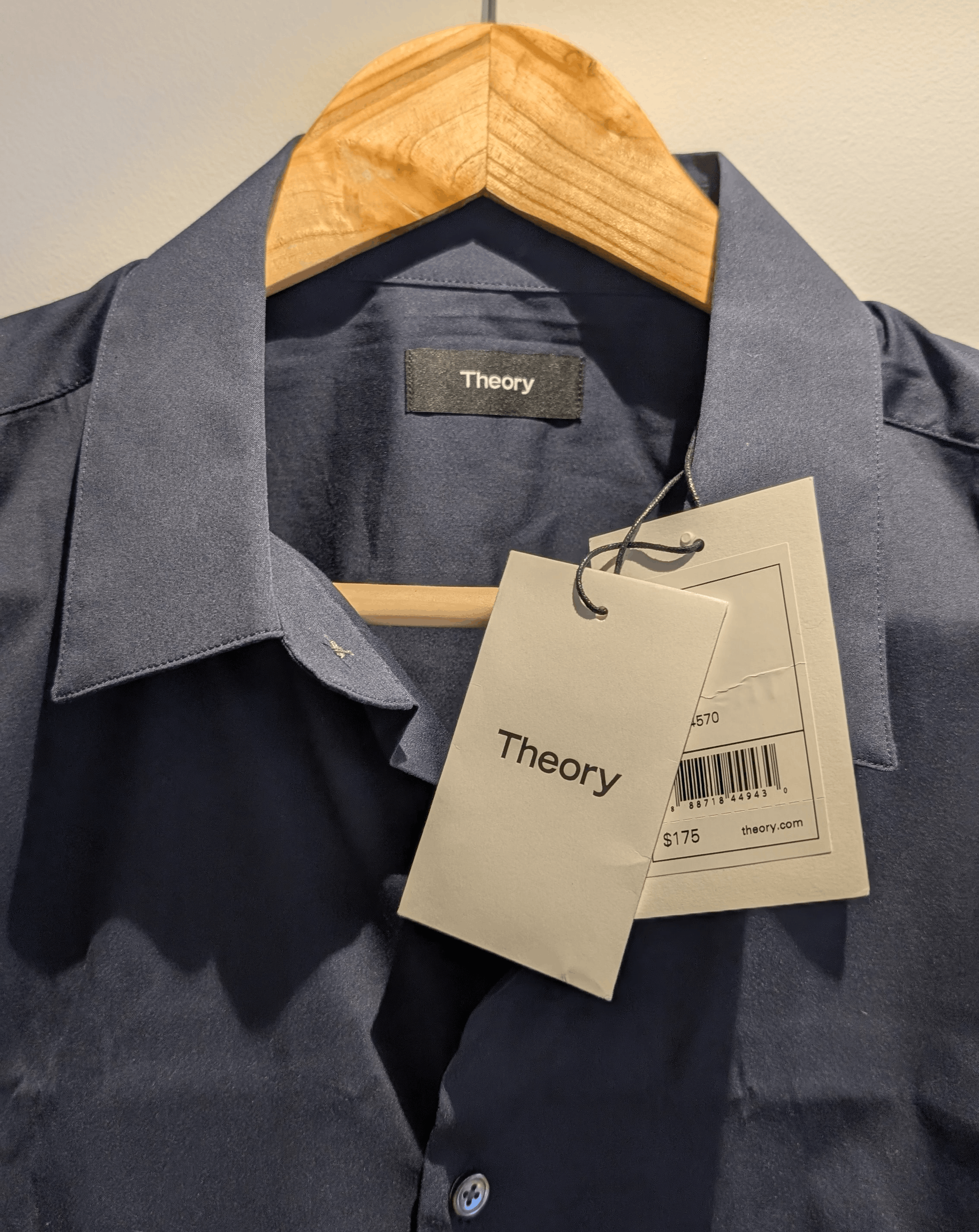 Theory Theory Men's Sylvain Wealth Short Sleeve Shirt Size US L / EU 52-54 / 3 - 2 Thumbnail