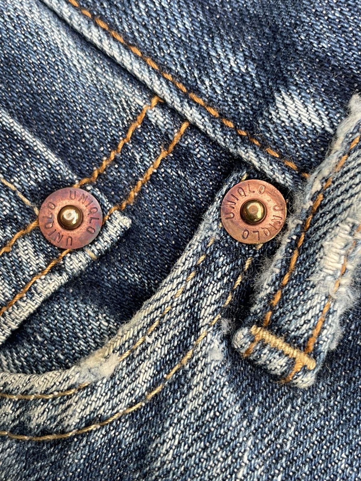Japanese Brand Uniqlo Redline Selvedge Denim Size US 30 / EU 46 - 15 Thumbnail