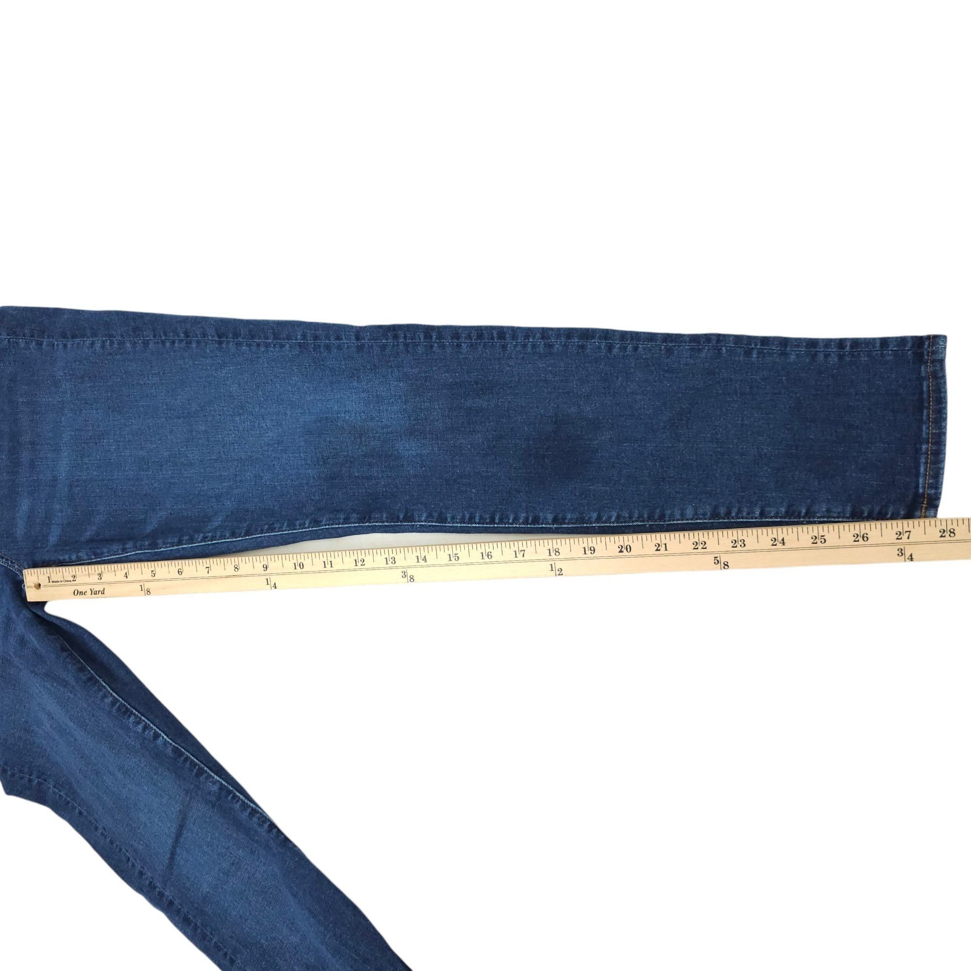 Loft Loft Modern Skinny Crop Jeans Womens Size 28/6 Mid Rise Dark Size 29" - 5 Thumbnail