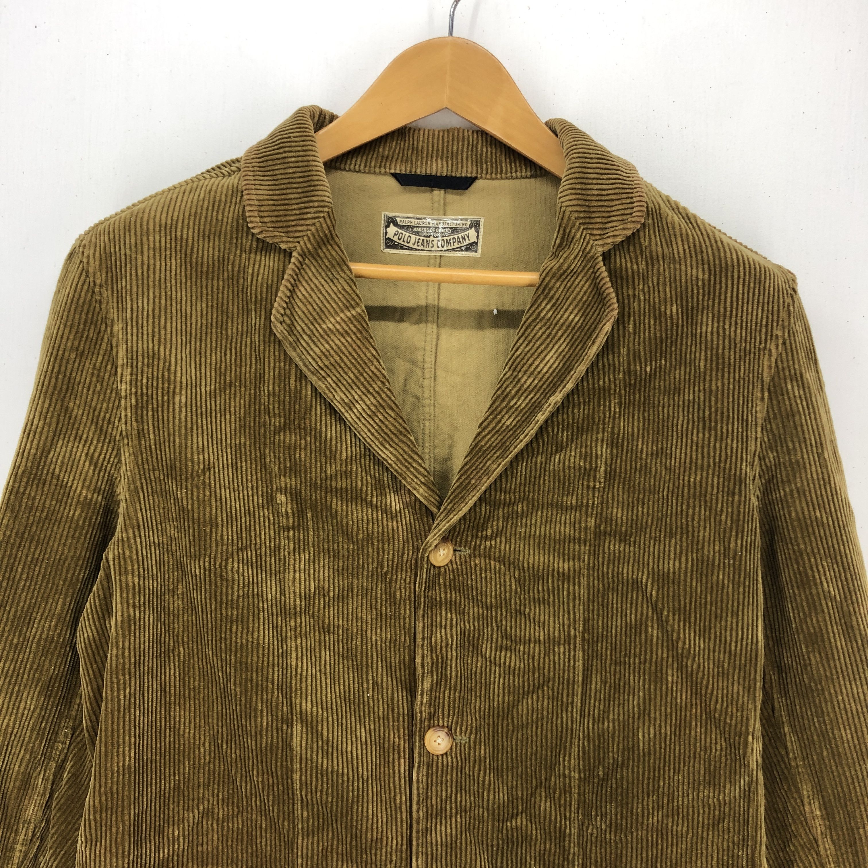 Ralph Lauren RALPH LAUREN POLO JEANS COMPANY Corduroy Jacket #1648-61 Size US M / EU 48-50 / 2 - 2 Thumbnail