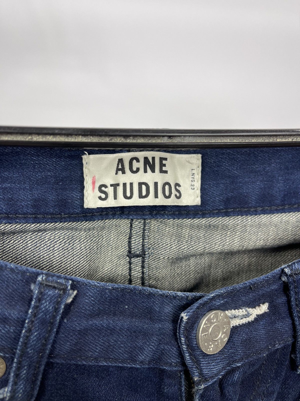 Acne Studios Acne Studios Jeans Blue Size 29/32 Max Recycle Size US 29 - 3 Thumbnail