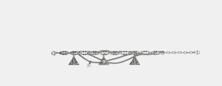 Dior o1w1db11124 Size: OS / Finish Brass Bracelet in Silve Size ONE SIZE - 2 Thumbnail