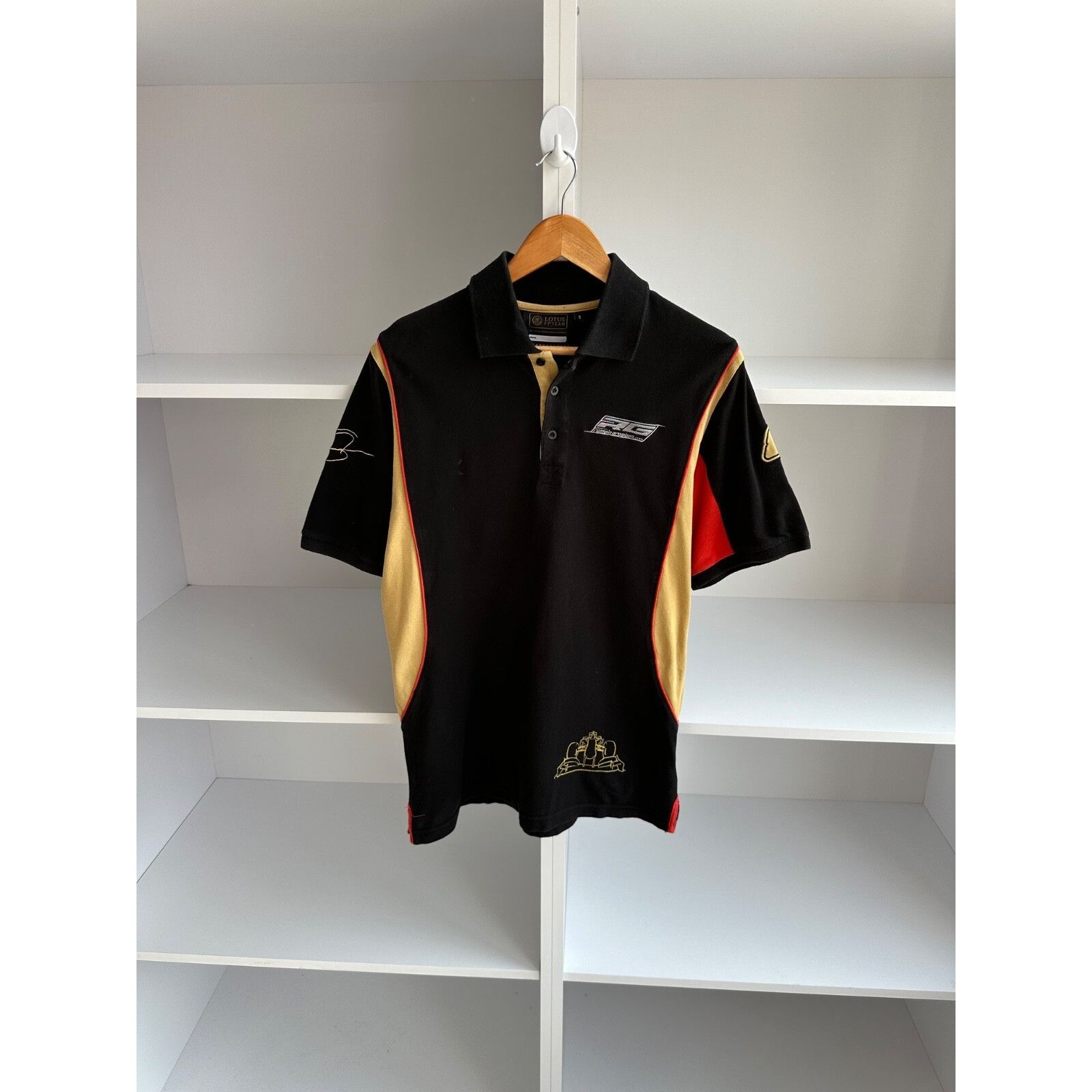 Formula 1 VTG Roman Grosjean Lotus Racing Formula 1 Polo T-shirt Size US S / EU 44-46 / 1 - 3 Thumbnail