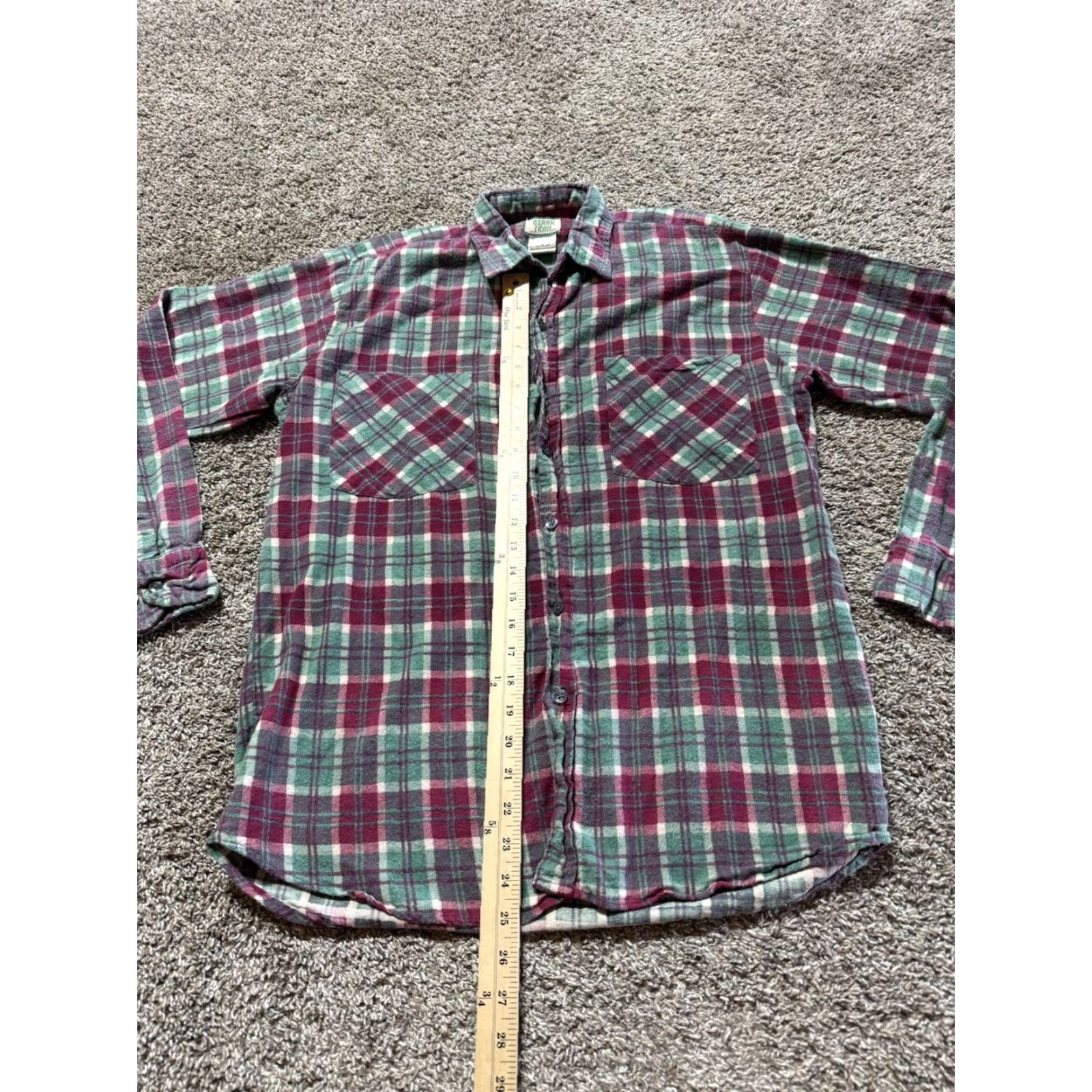 Vintage Ozark Trail Mens Flannel Shirt Button Down Size Medium Long Sleeve Plaid Size US M / EU 48-50 / 2 - 4 Thumbnail