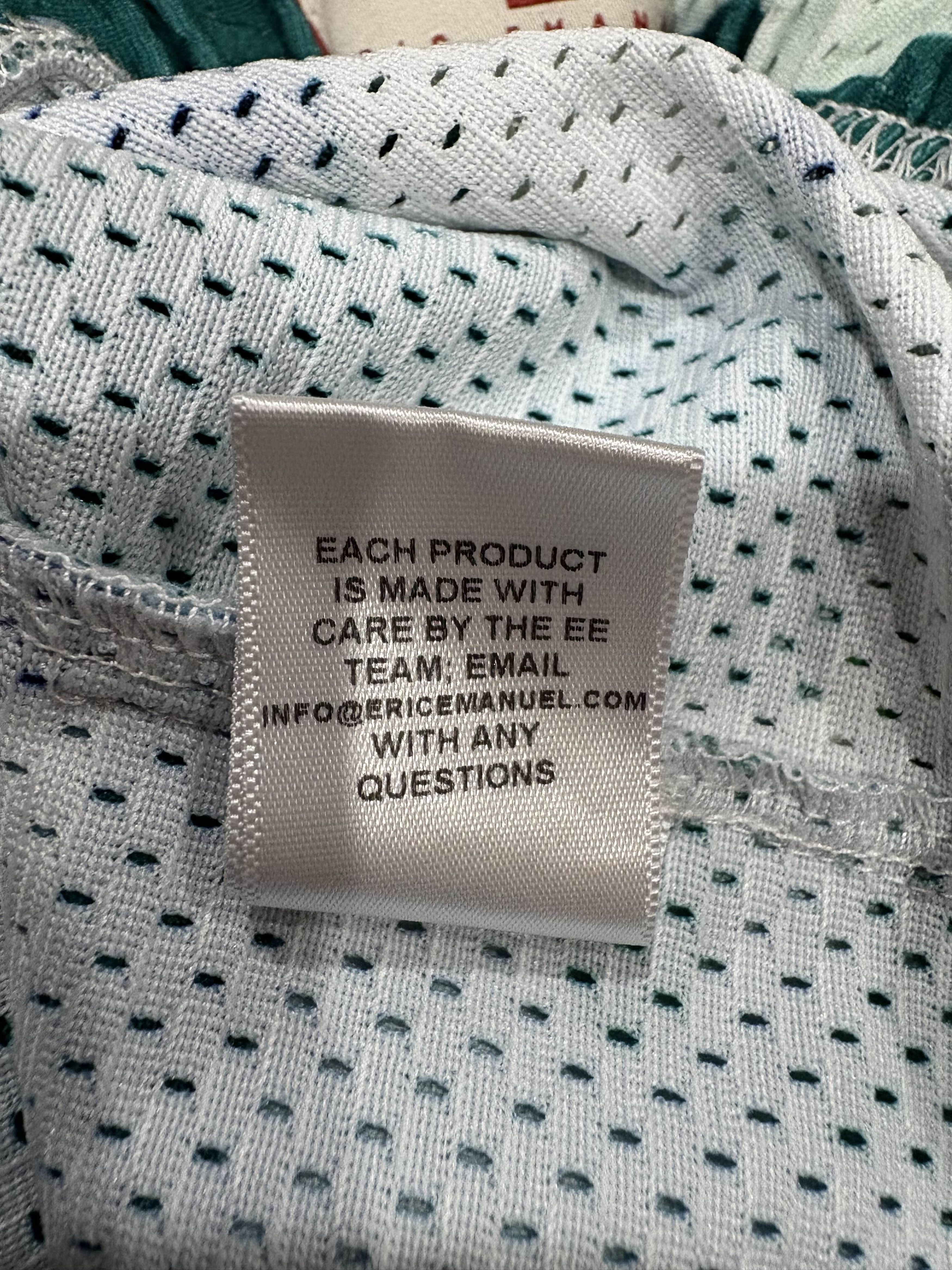 Eric Emanuel SS20 Eric Emanuel EE Basic/Core Short Blue/Green Camo Size M Size US 30 / EU 46 - 7 Thumbnail
