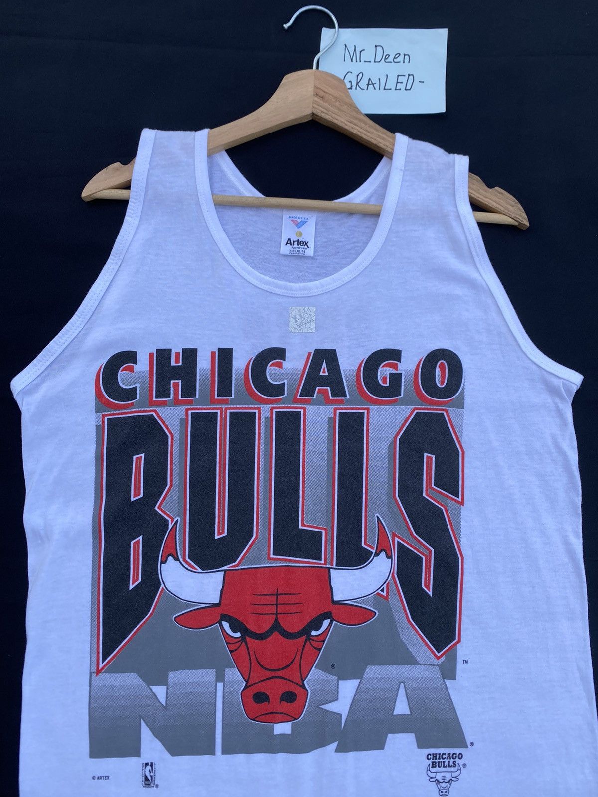 NBA Rare Vintage Chicago Bulls NBA Sleeveless Tee/Singlet Size US M / EU 48-50 / 2 - 6 Thumbnail