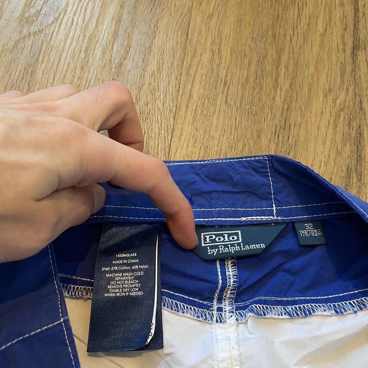Polo Ralph Lauren Blue and white Ralph Lauren swim trunks Sportswear Size US M / EU 48-50 / 2 - 4 Thumbnail